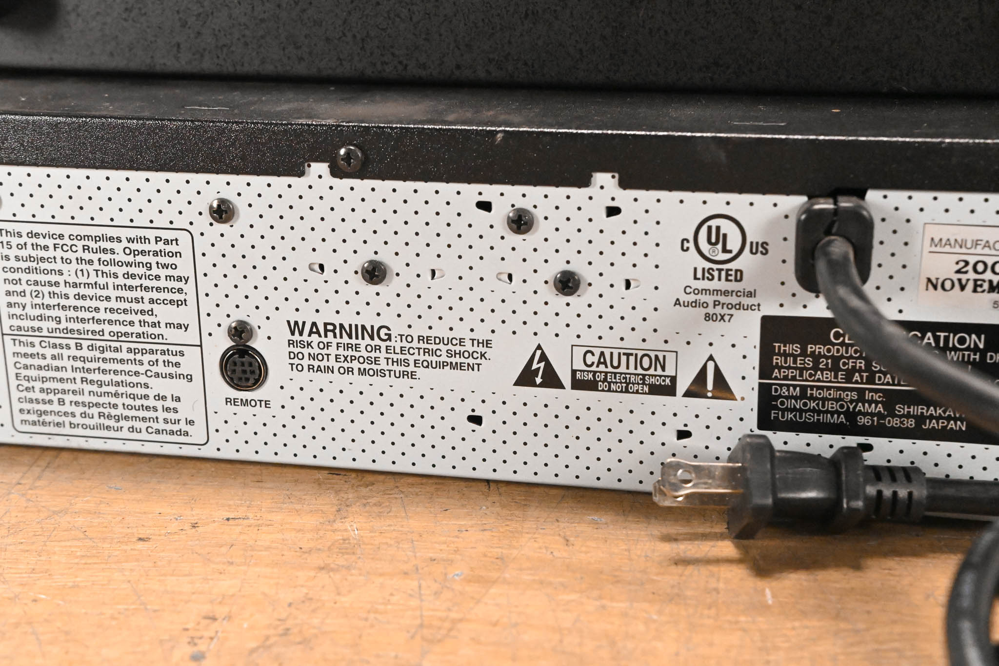 Denon DN-D4500 Rackmount Dual CD/MP3 Player with Remote Control