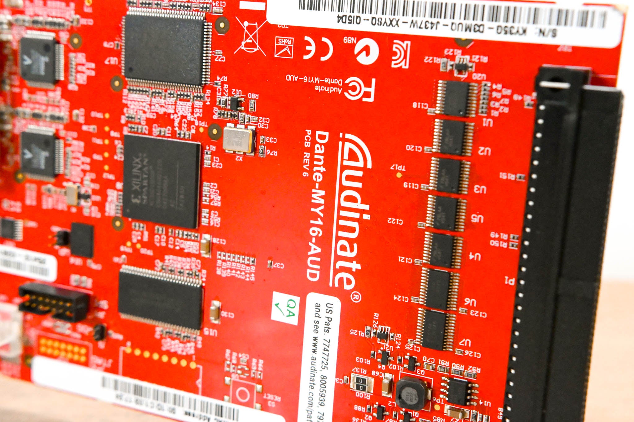 Audinate Dante-MY16-AUD 16-Channel Dante Network I/O Card