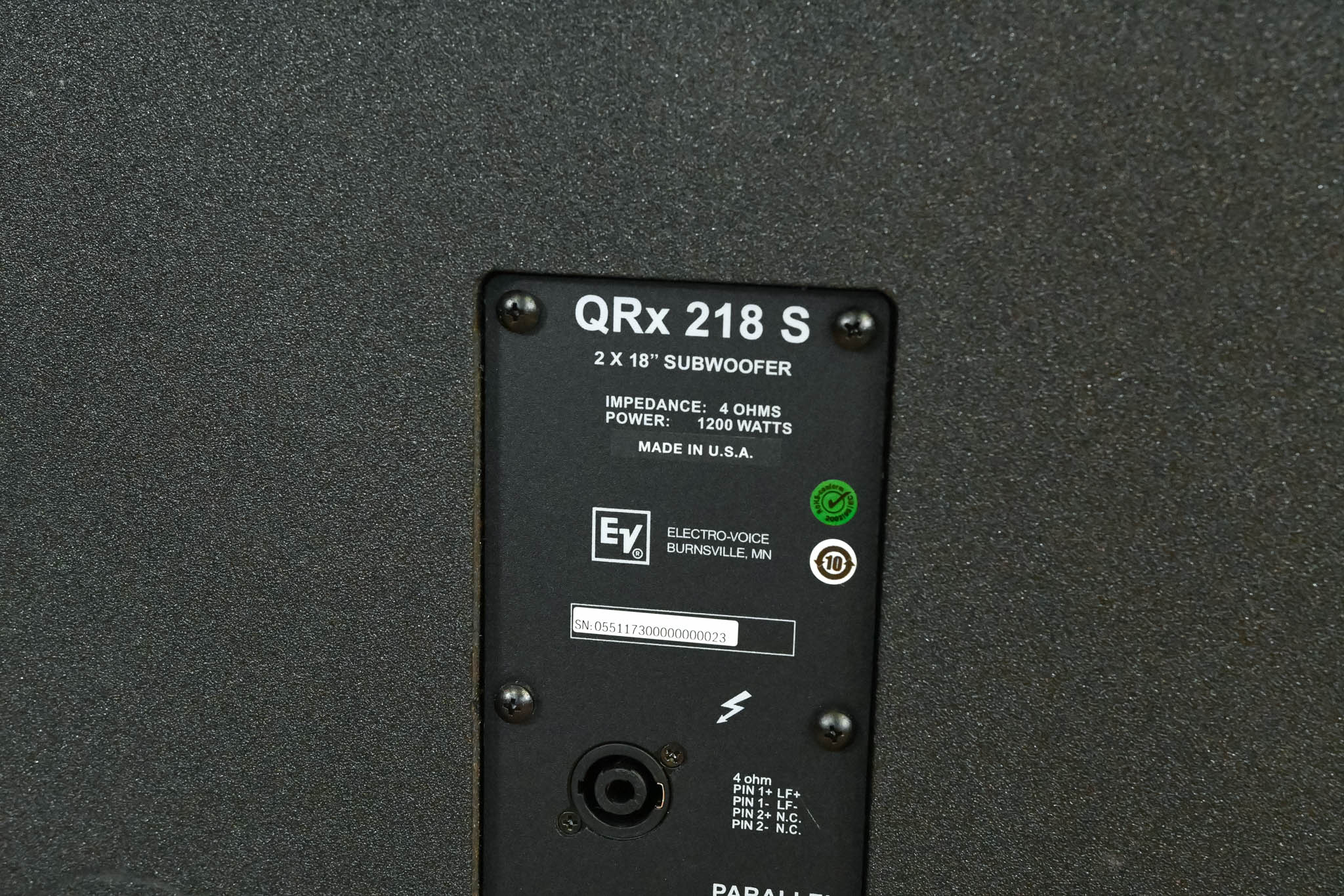 Electro-Voice (EV) QRx 218S Compact Dual 18" Subwoofer