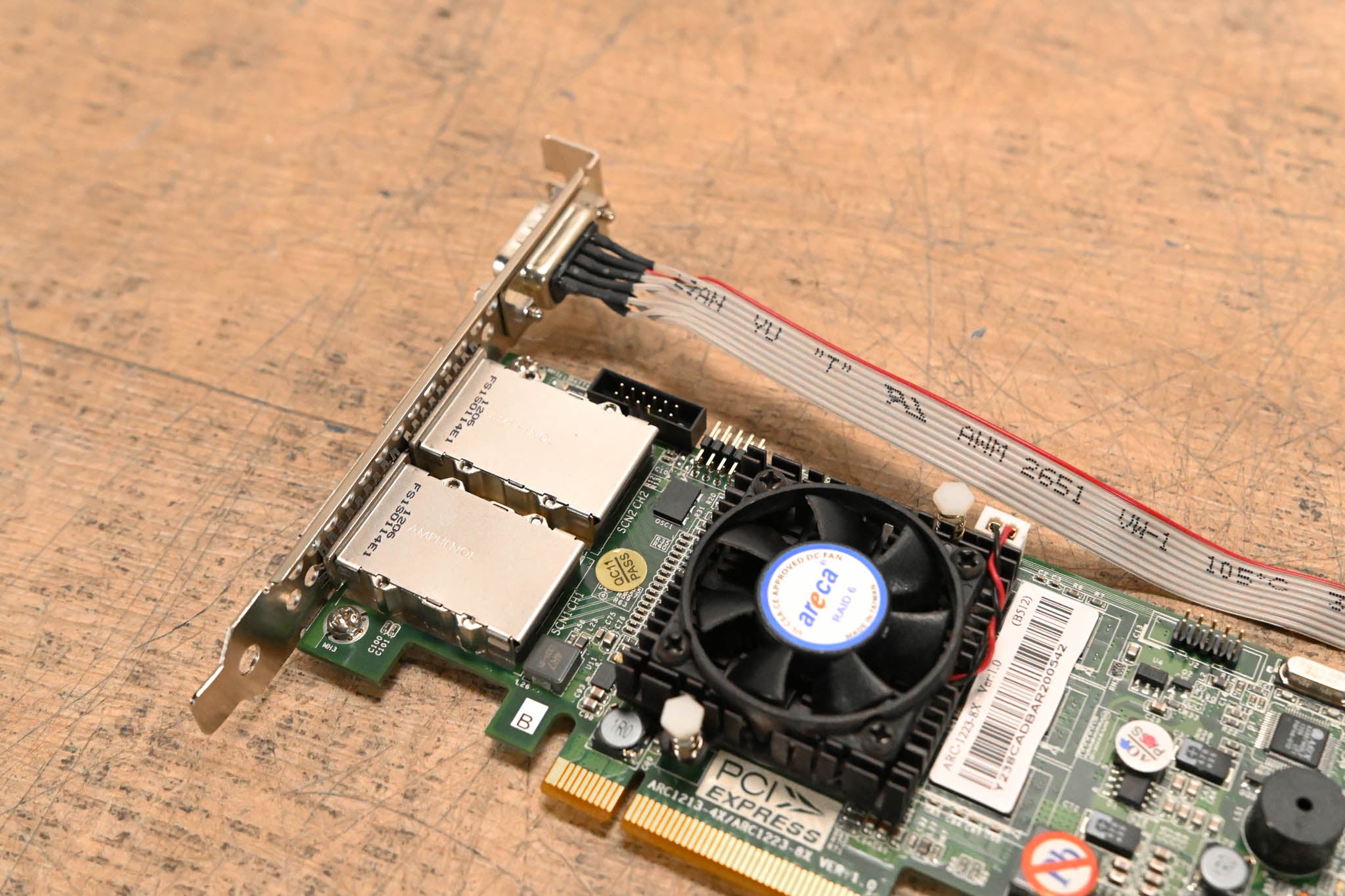 Areca ARC-1223-8X Ver 1.0 SAS RAID card