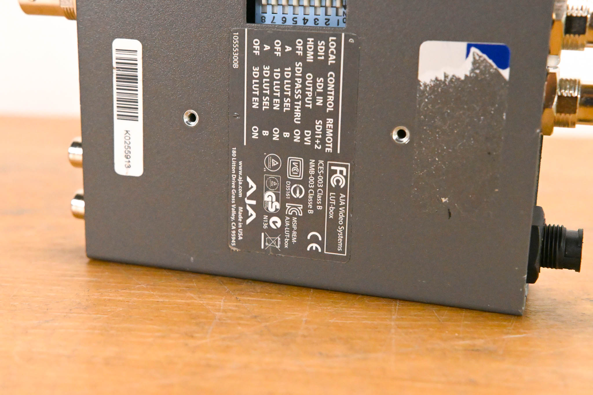 AJA LUT-box In-Line Color Transform (NO POWER SUPPLY)