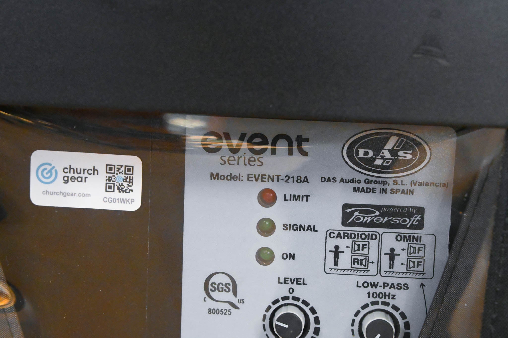 DAS Audio Event 218A 2x18" Active Subwoofer