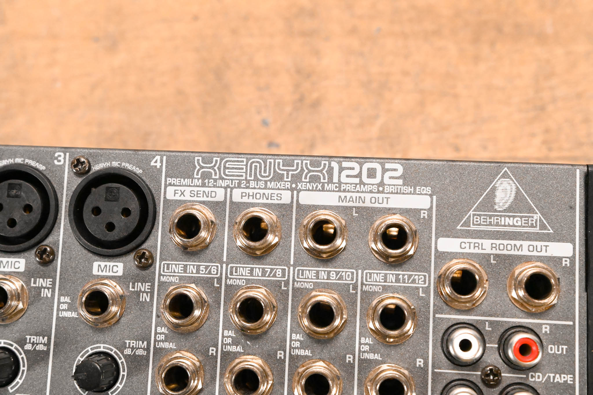 Behringer XENYX 1202 12-Input 2-Bus Mixer (NO POWER SUPPLY)