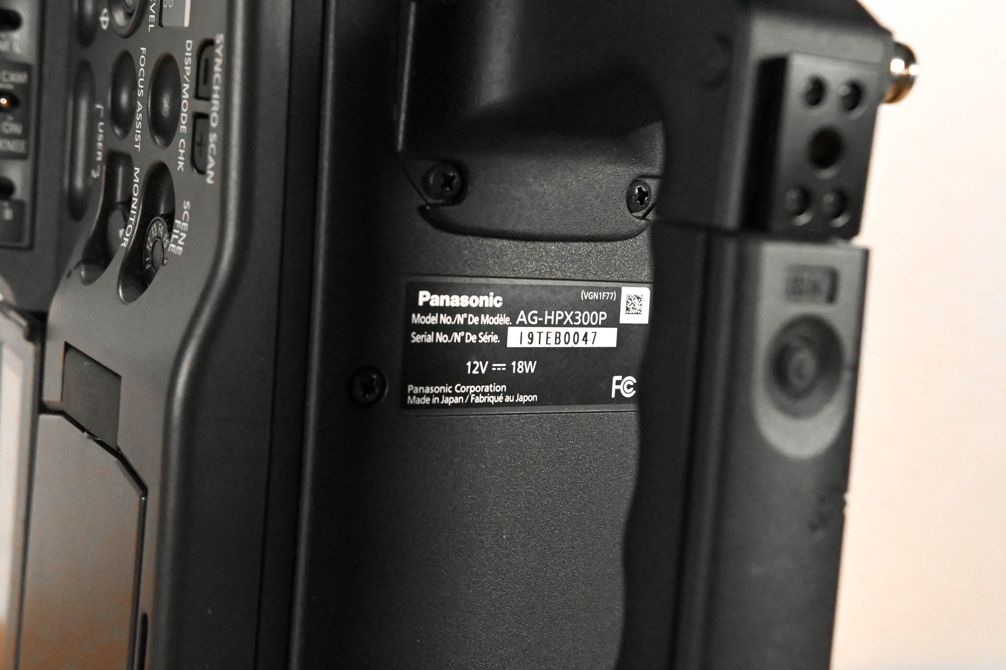 Panasonic AG-HPX300P P2HD 1/3" CMOS Broadcast Camera Body