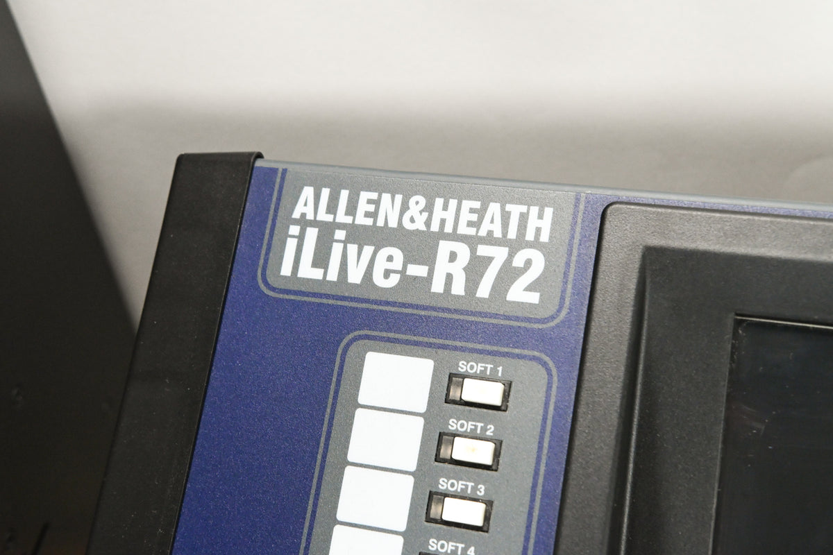 Allen & Heath iLive-R72 Mixing Surface with iDR-48 Fixed Format MixRack