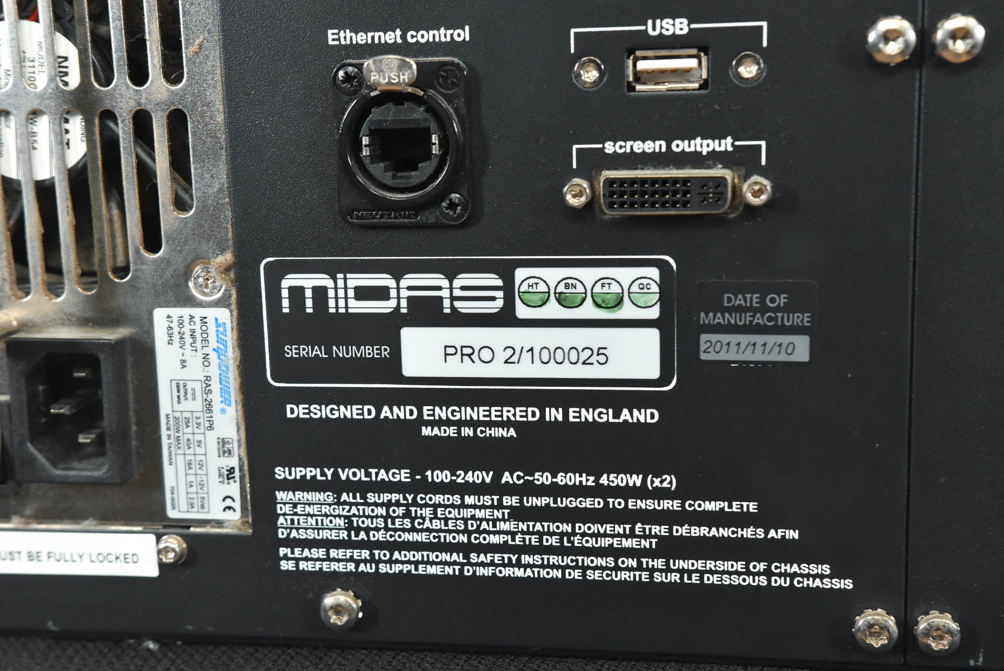 Midas PRO2 Live Digital Audio Mixing Console