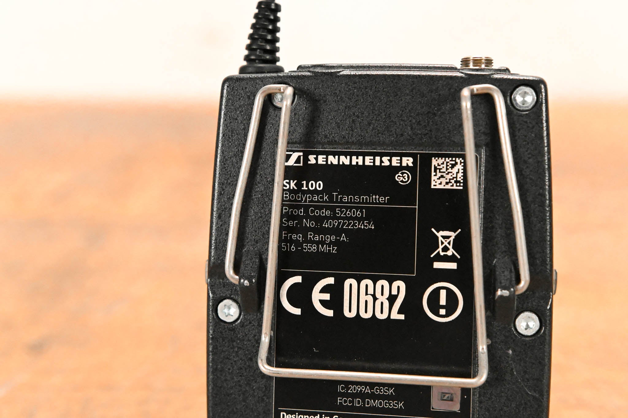 Sennheiser SK 100 G3 Wireless Bodypack Transmitter A Range: 516-558 MHz