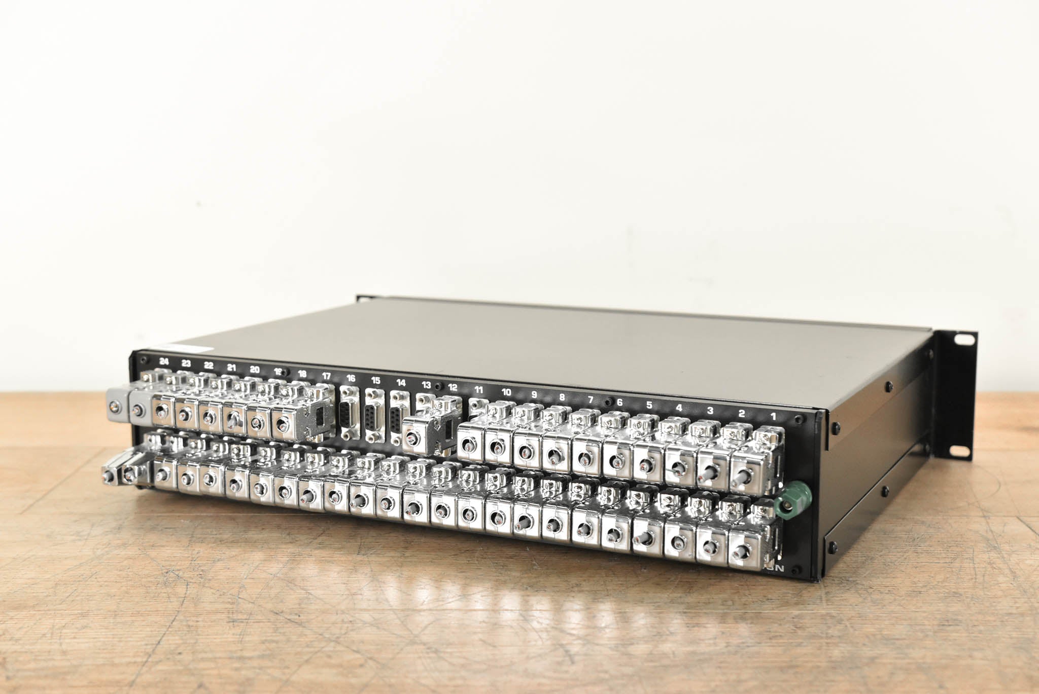 AVP JR-48N 2RU Patch Panel with 24 Send/Receive Circuit Pairs