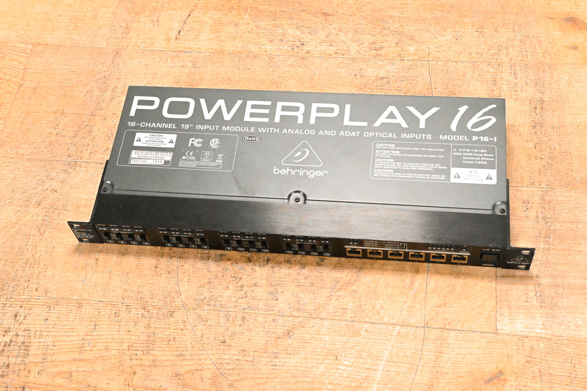 Behringer Powerplay P16-I 16-Channel Input Module