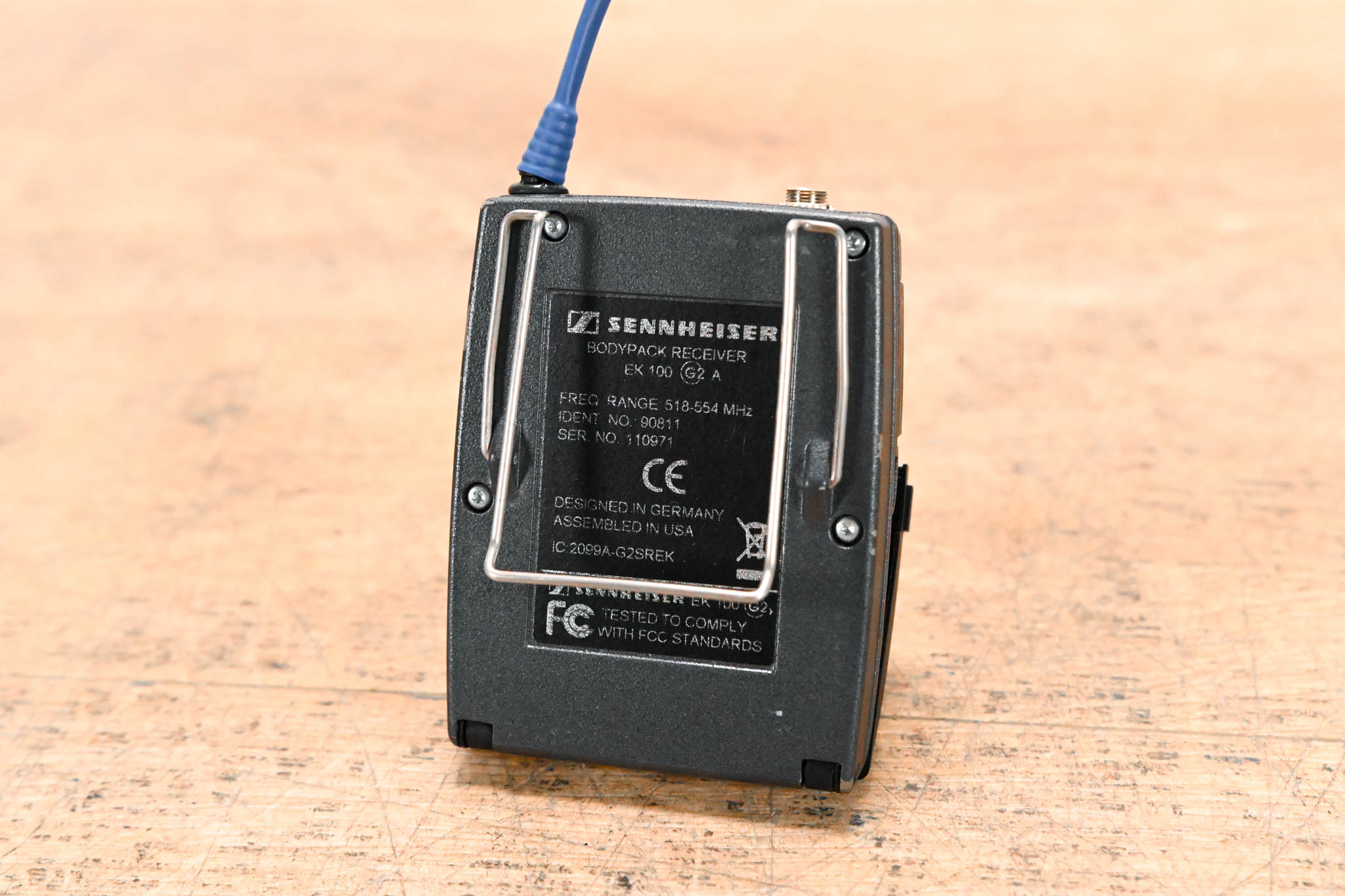 Sennheiser EK 100 G2 Wireless Microphone Receiver - A Range: 518-554 MHz