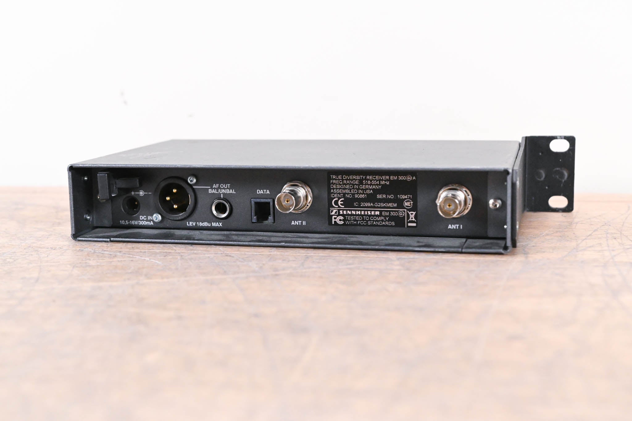 Sennheiser EM 300 G2 Wireless Receiver - 518-554 MHz (NO POWER SUPPLY)