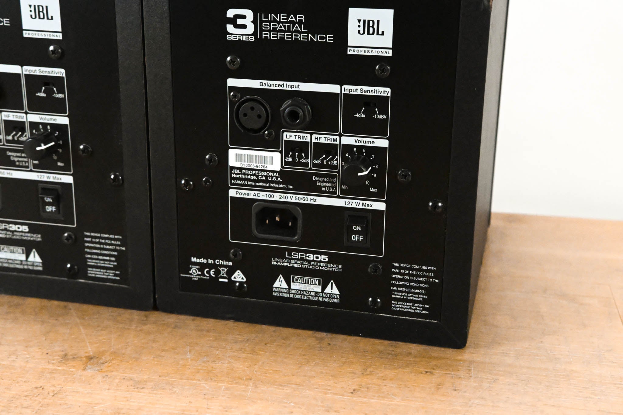 JBL LSR305 5" Two-Way Powered Studio Monitor (PAIR)