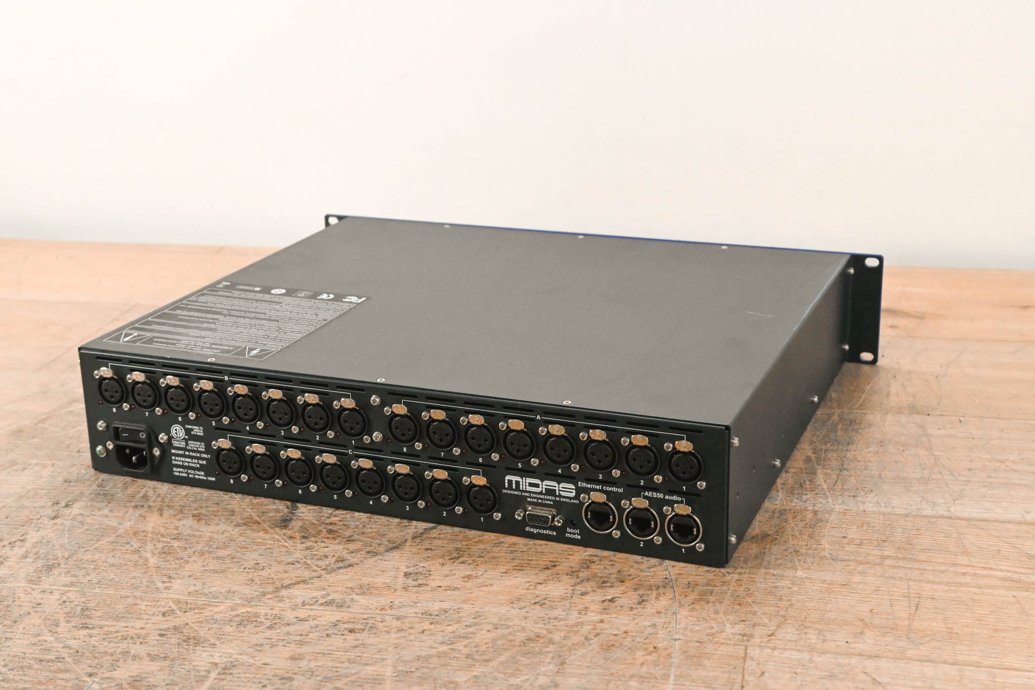 Midas DL151 24-Input Stage Box with 24 Midas Microphone Preamplifiers