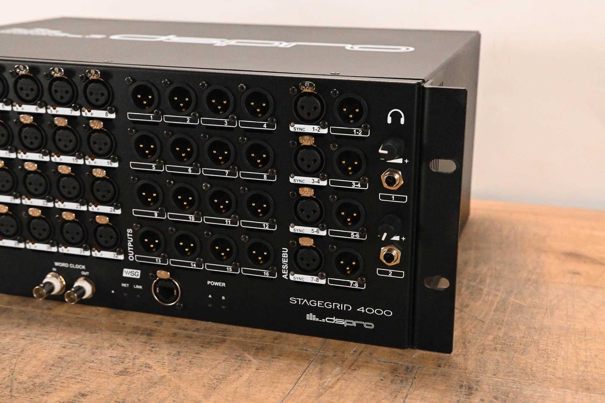 Waves DSPRO StageGrid 4000 32-in / 16-out Digital SoundGrid Stagebox