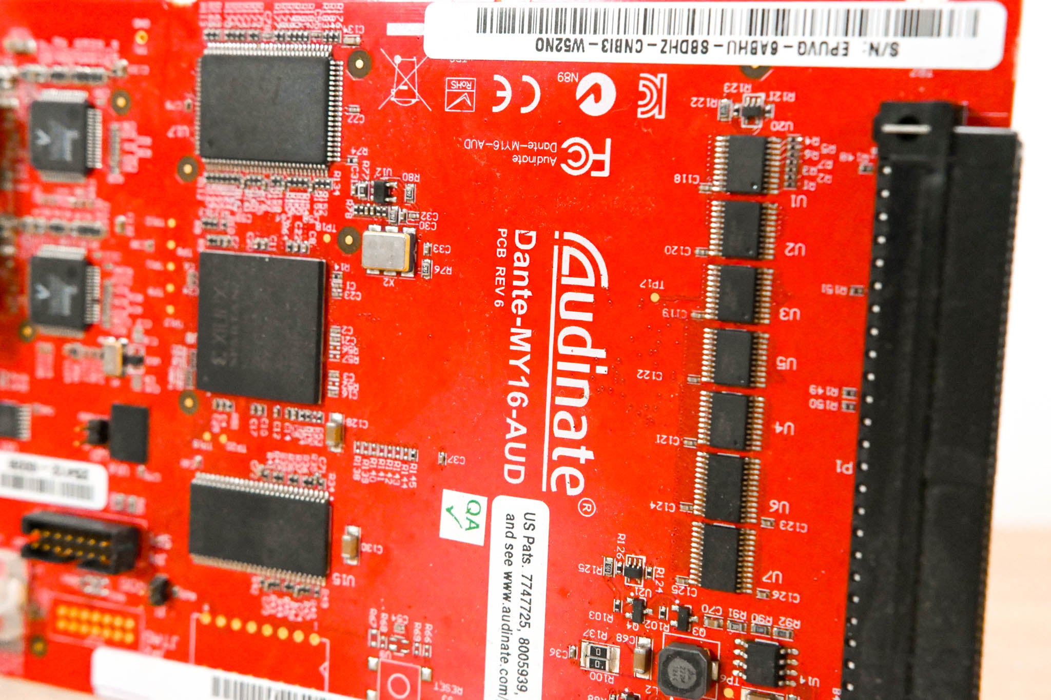 Audinate Dante-MY16-AUD 16-Channel Dante Network I/O Card