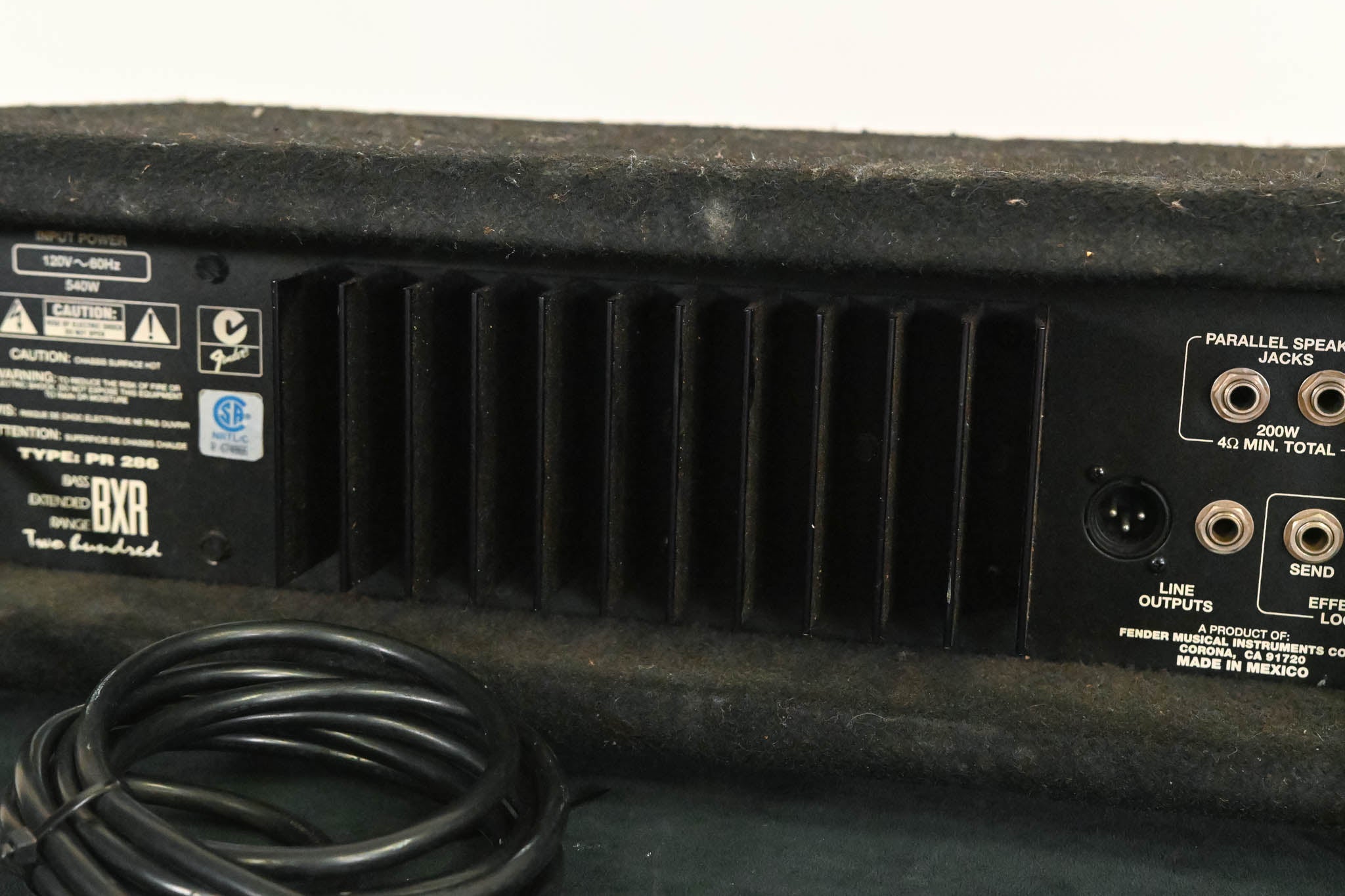 Fender BXR PR286 200W Bass Amp Head CG01TSR