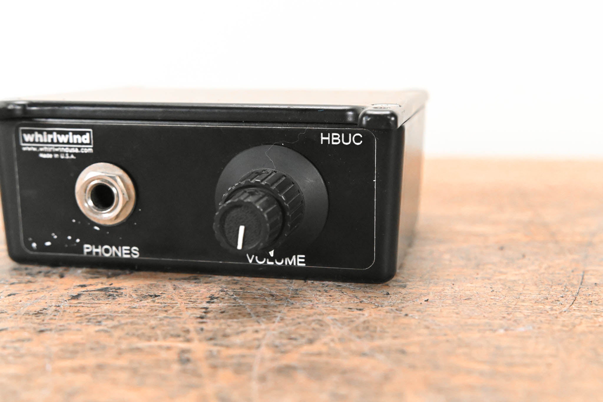 Whirlwind HBUC Under Counter Passive Stereo Headphone Control Box