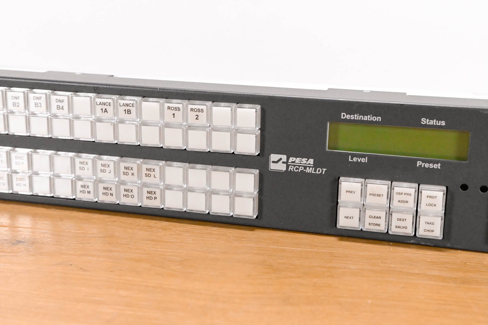 Pesa RCP-MLDT 2RU Matrix Switcher Control Panel (NO POWER SUPPLY)