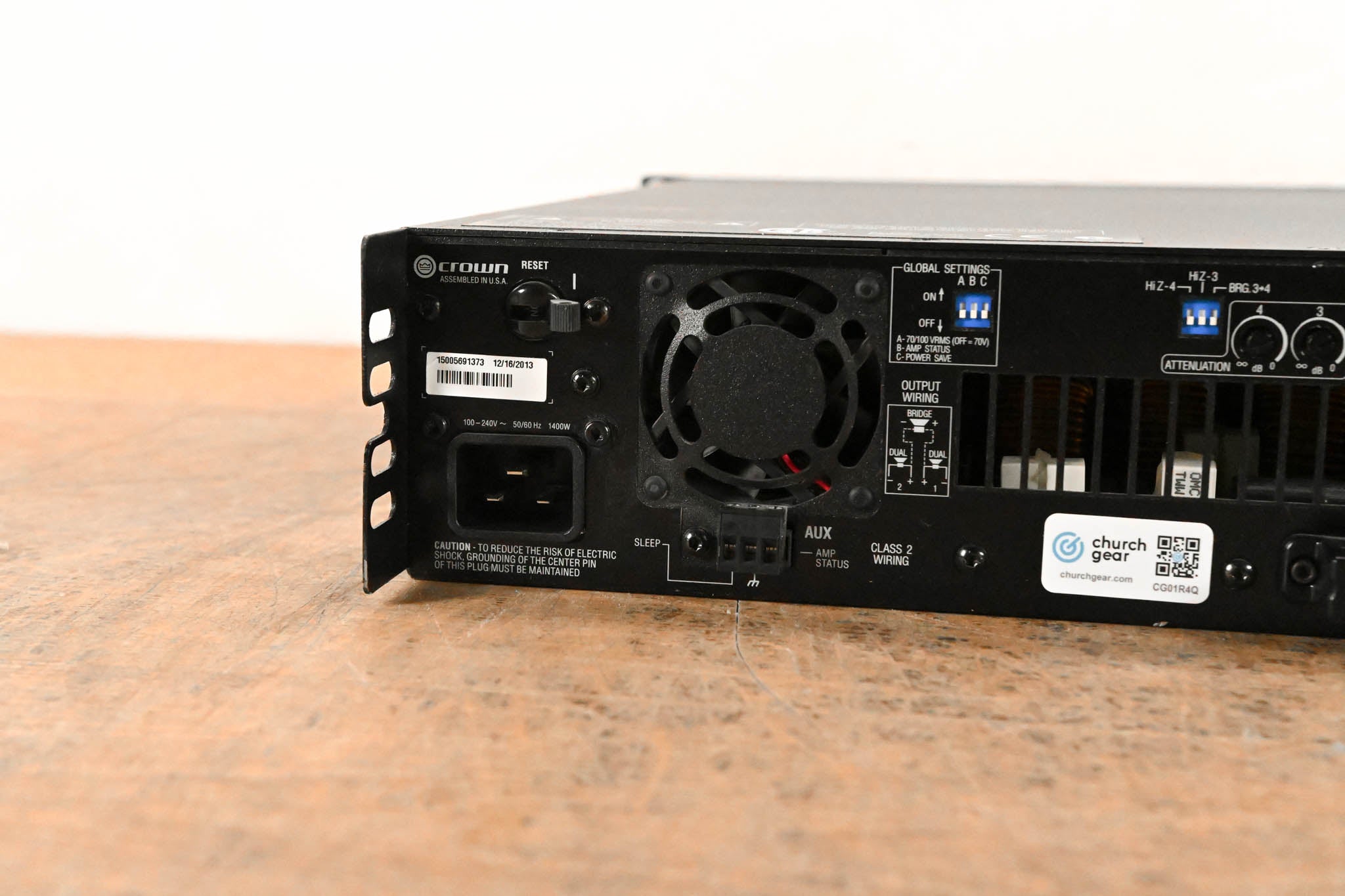 Crown DCi 4|1250 Four-Channel Power Amplifier