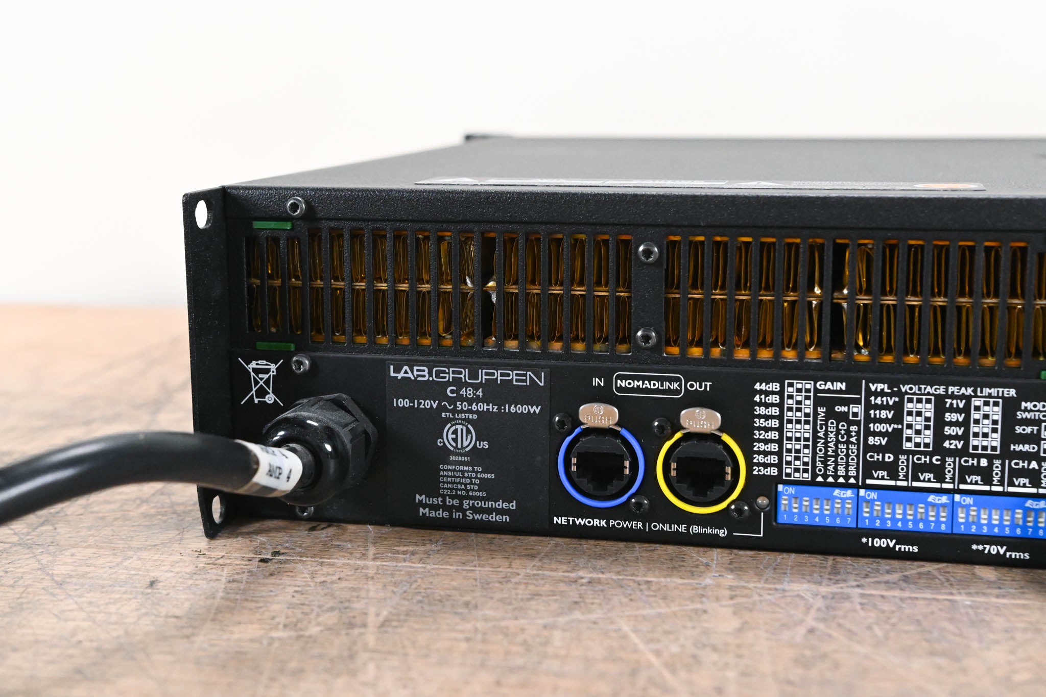 Lab Gruppen C 48:4 4800W 4-Channel Power Amplifier