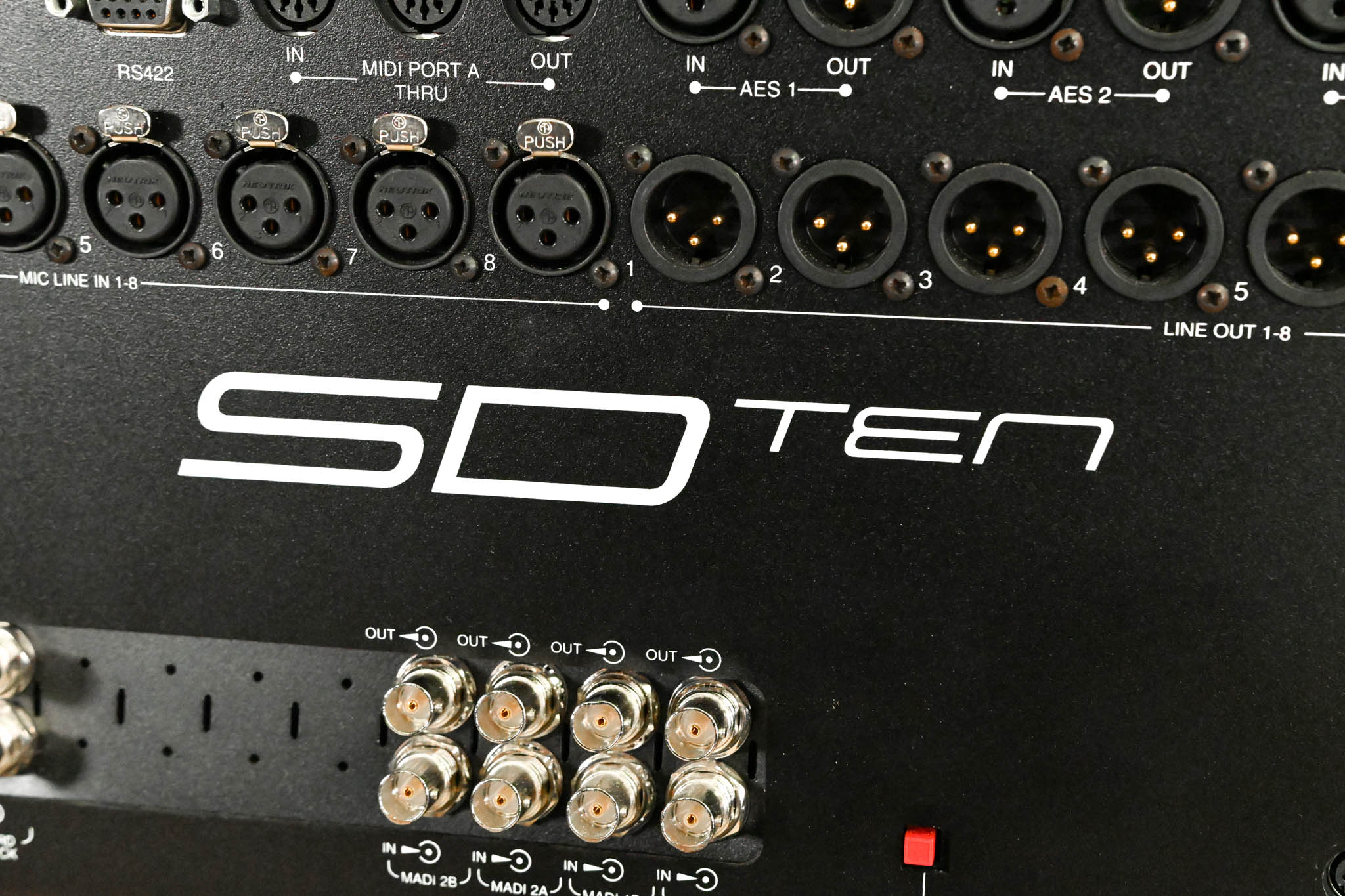 DiGiCo SD10 Digital Mixing Console with Waves Card and ST Optical