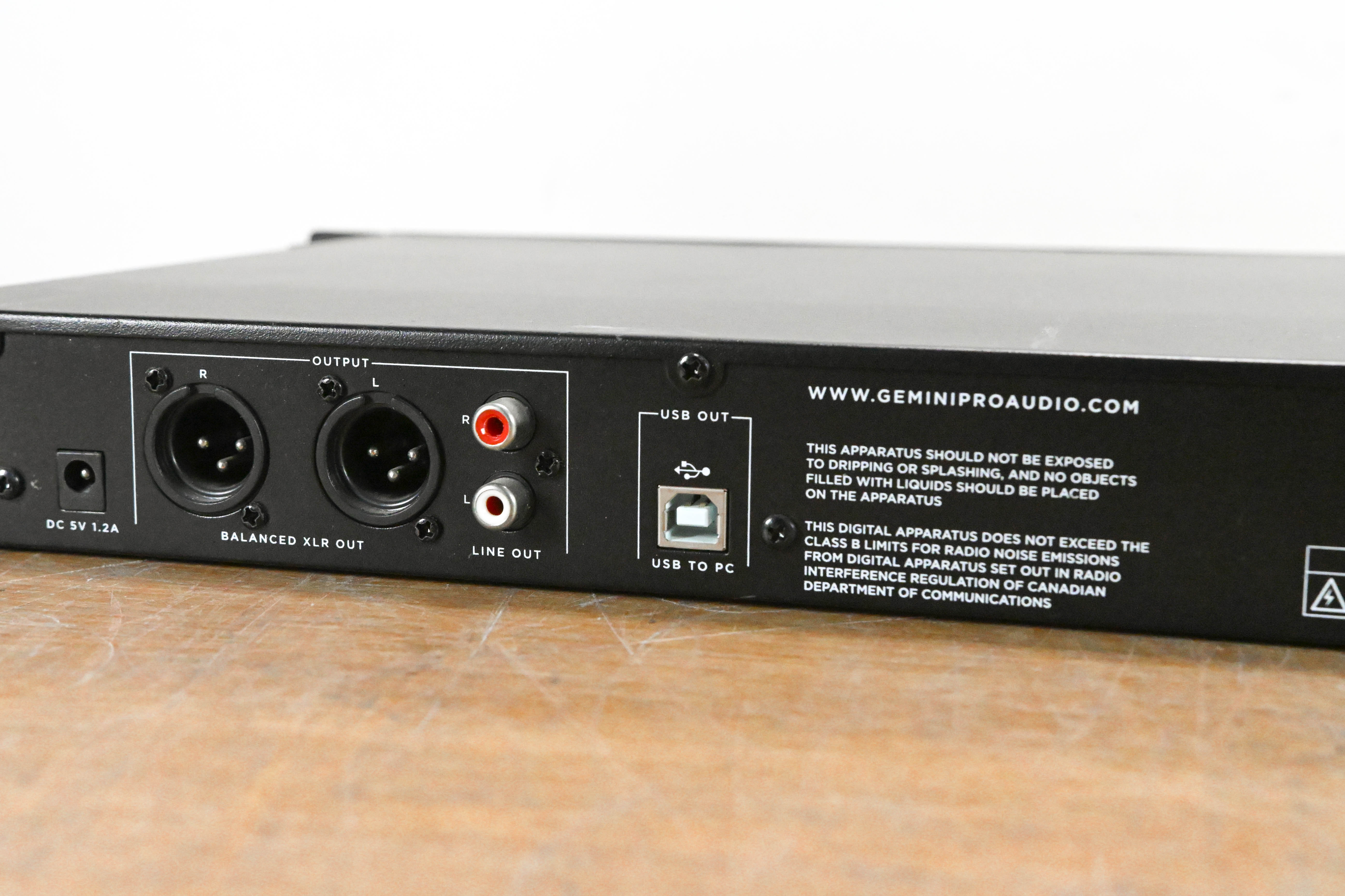 Gemini DRP-1 Rack Mount Digital Recorder (NO POWER SUPPLY)