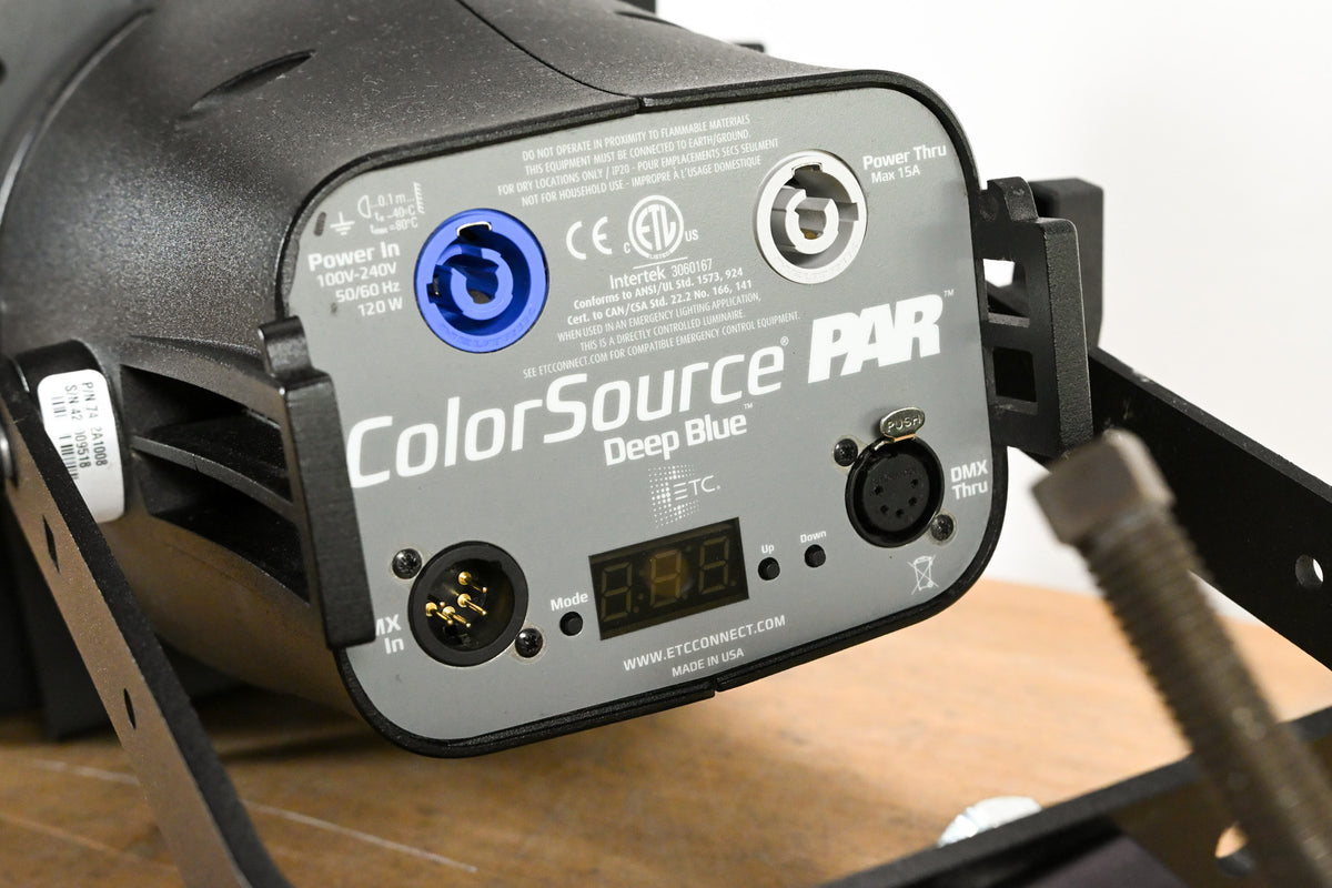 ETC ColorSource PAR Deep Blue LED Wash Light - Black