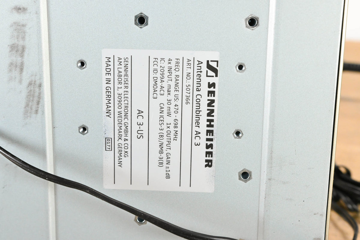 Sennheiser AC 3-US Antenna Combiner - 470-698 MHz