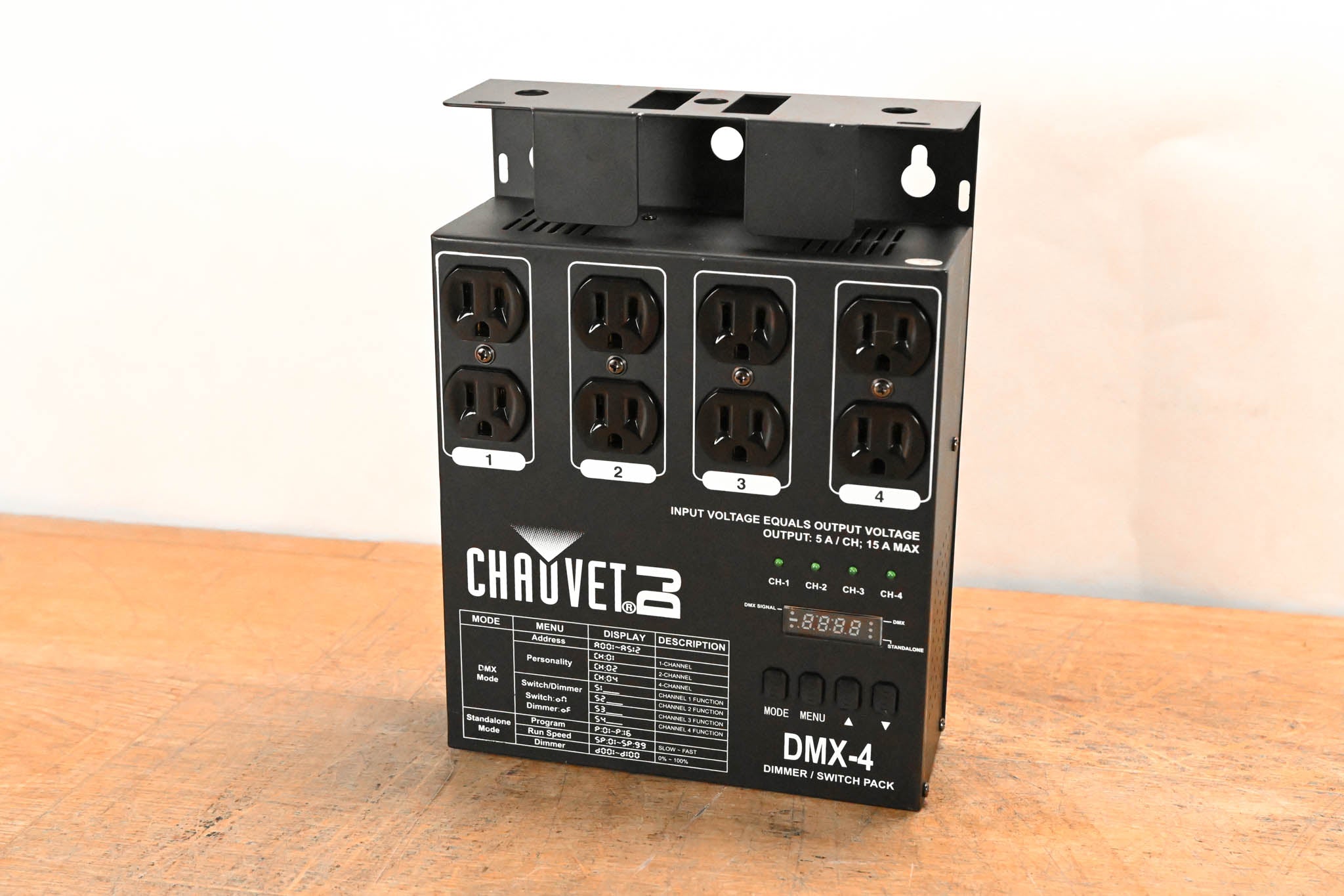 Chauvet DMX-4 4-Channel DMX Dimmer/Relay Pack