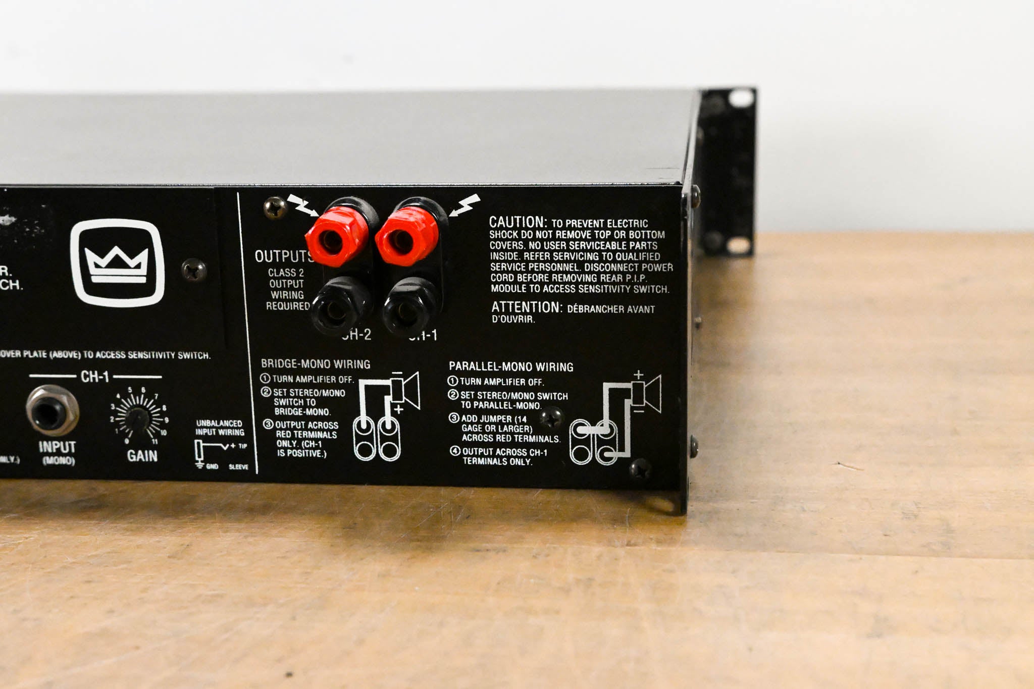 Crown 460 CSL 2-Channel Power Amplifier