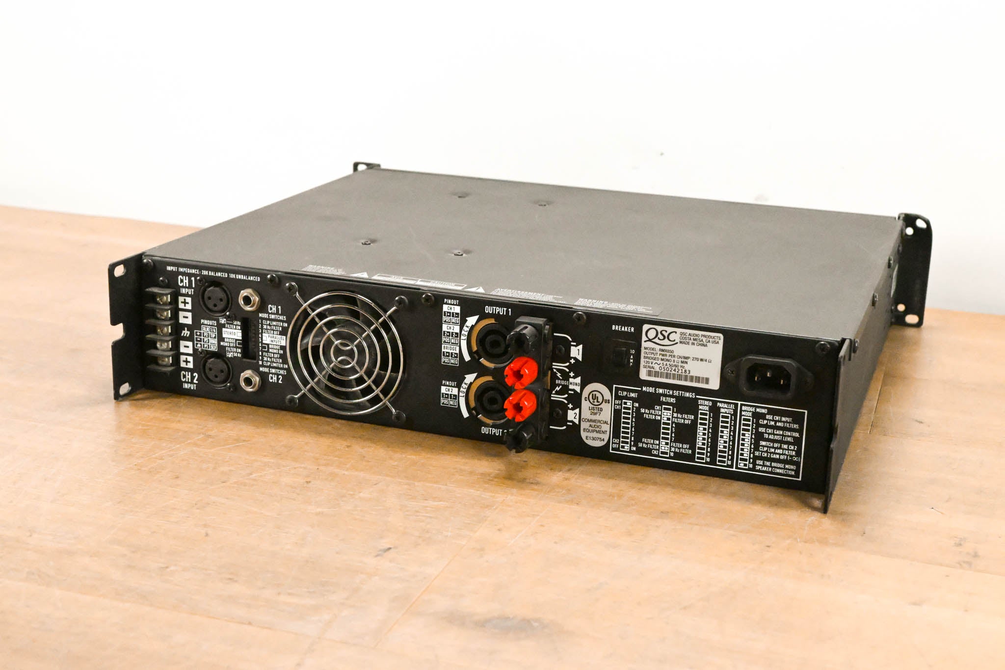 QSC RMX850 2-Channel Power Amplifier