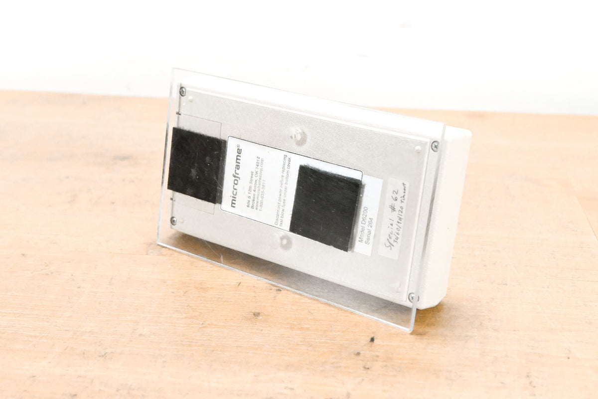 Microframe D6200 Timer Keypad (NO POWER SUPPLY)