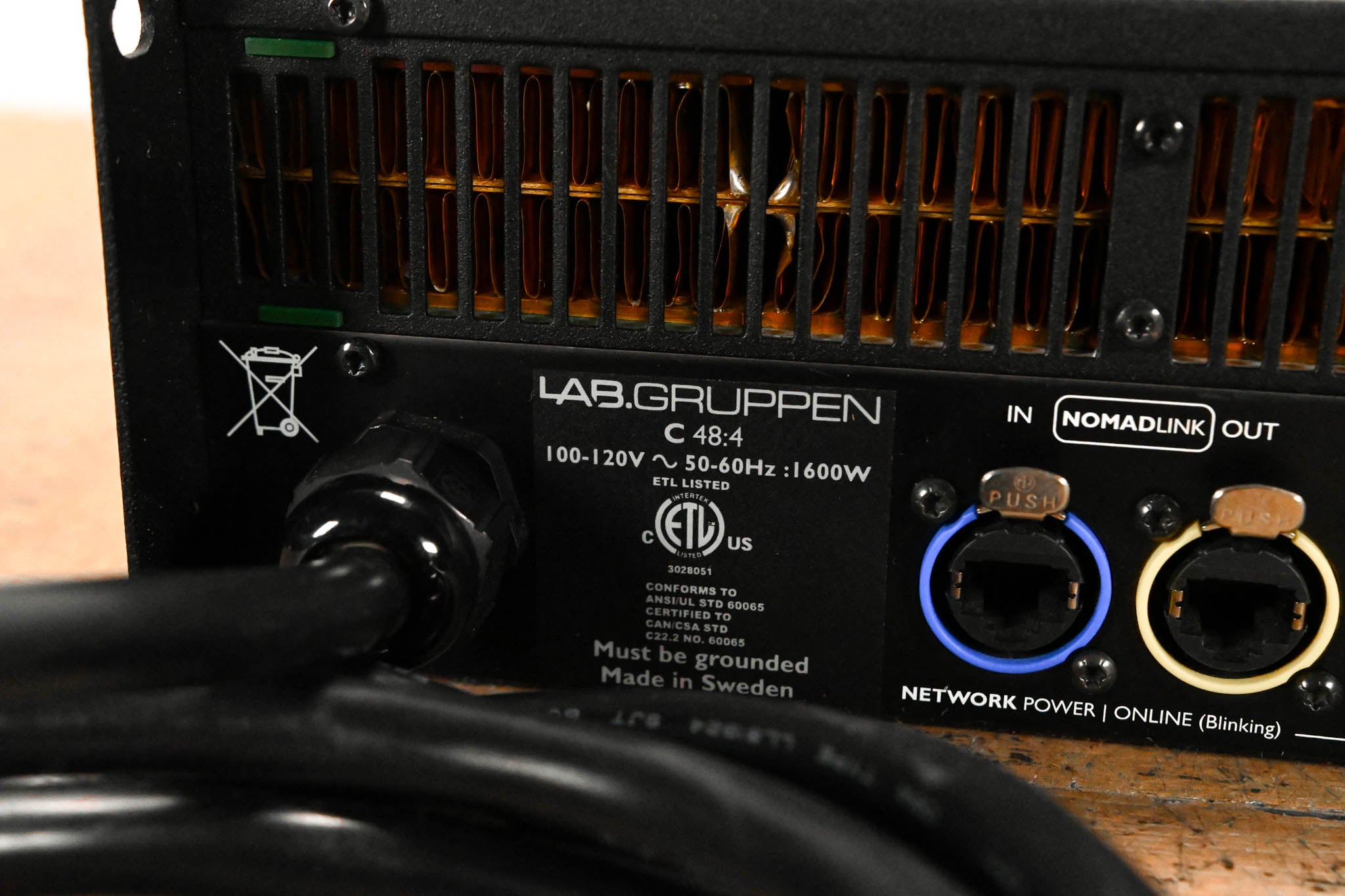 Lab Gruppen C 48:4 4800W 4-Channel Power Amplifier