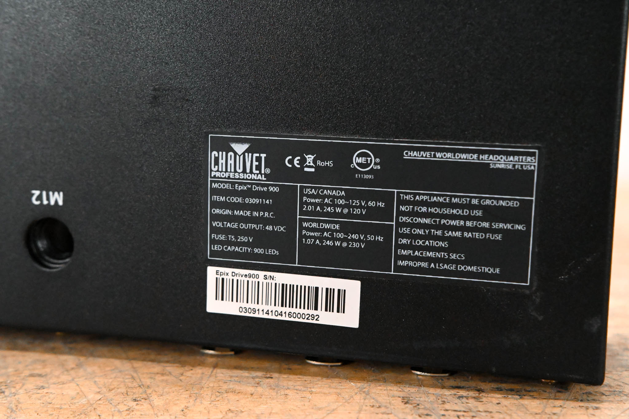 Chauvet EPIX Drive 900 Processor and Power Supply