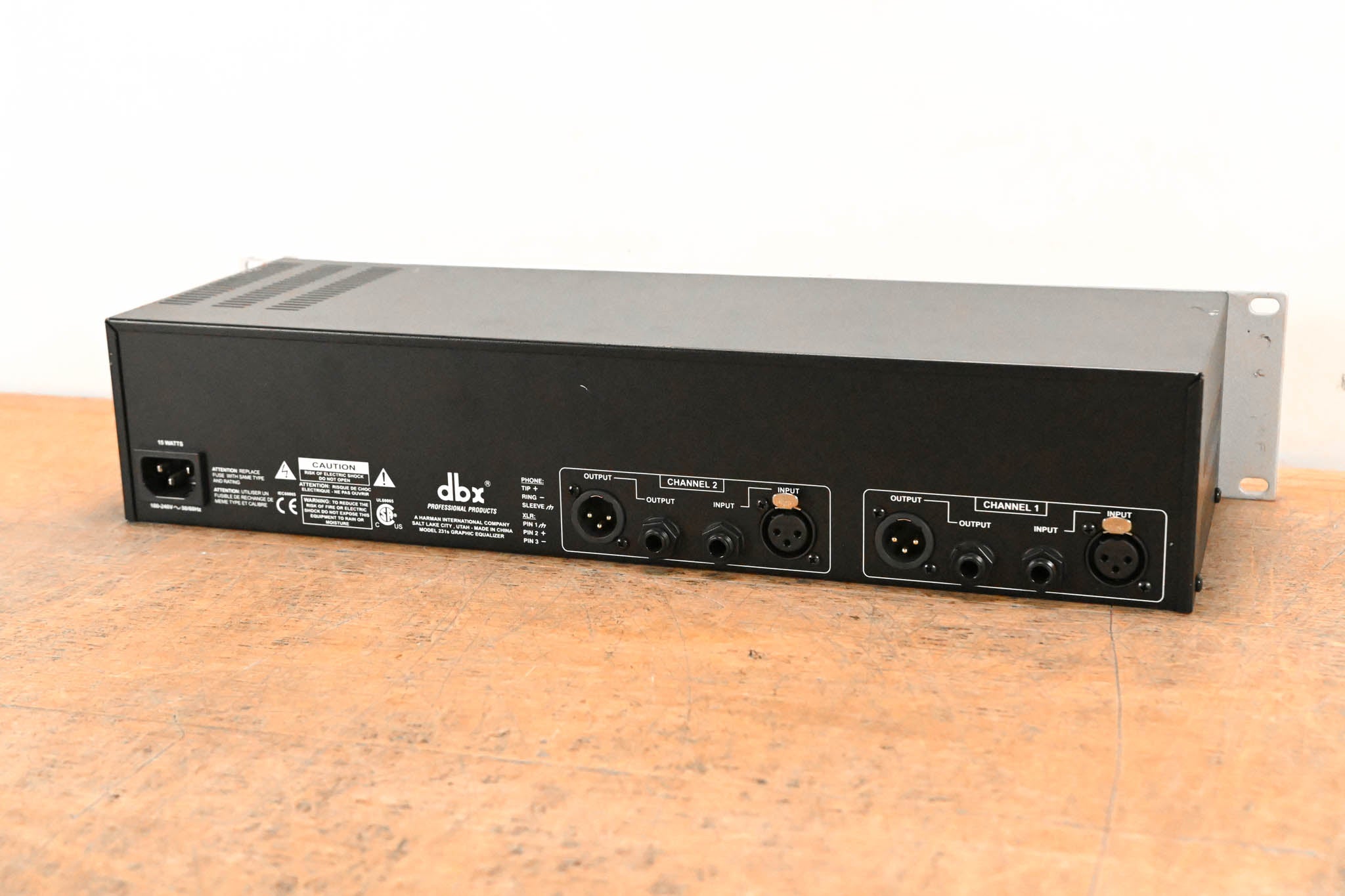 dbx 231s Two-Channel 31-Band Equalizer