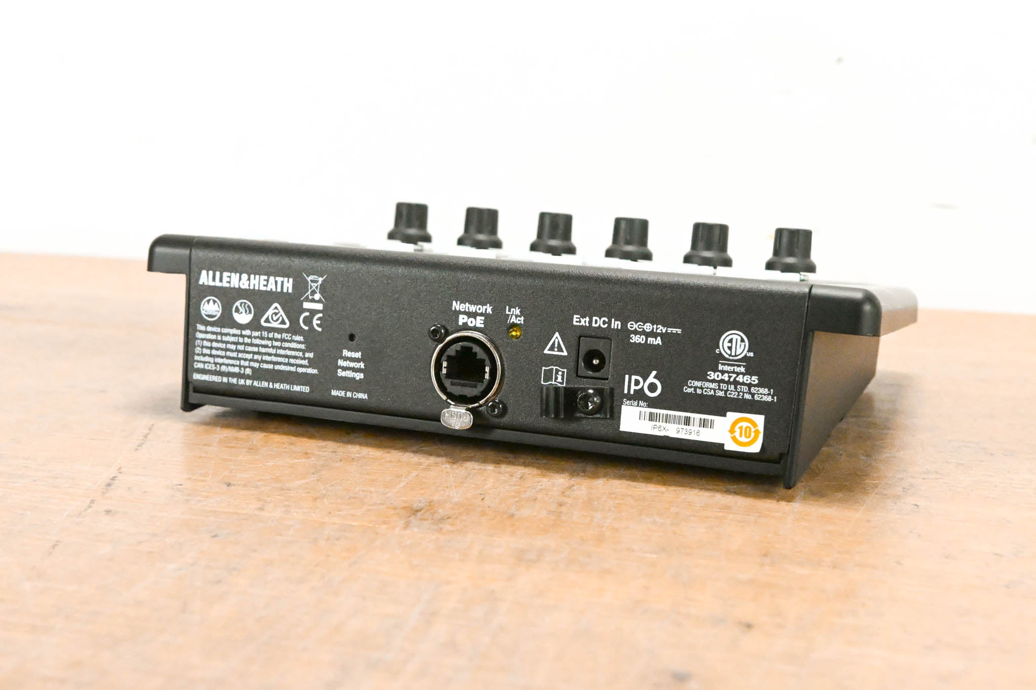 Allen & Heath IP6 Six Rotary Remote Controller for dLive/Avantis/AHM