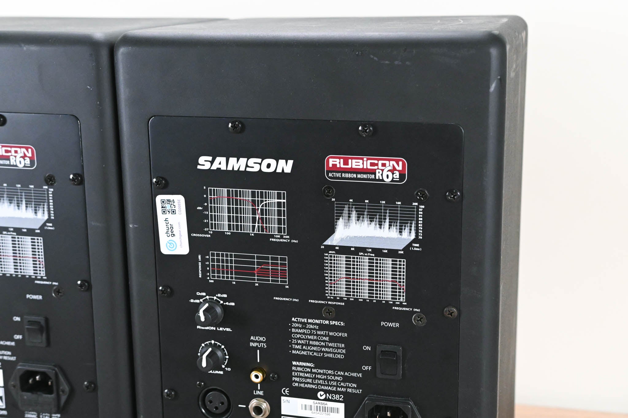 Samson Rubicon R6a Active Ribbon Monitor (PAIR)