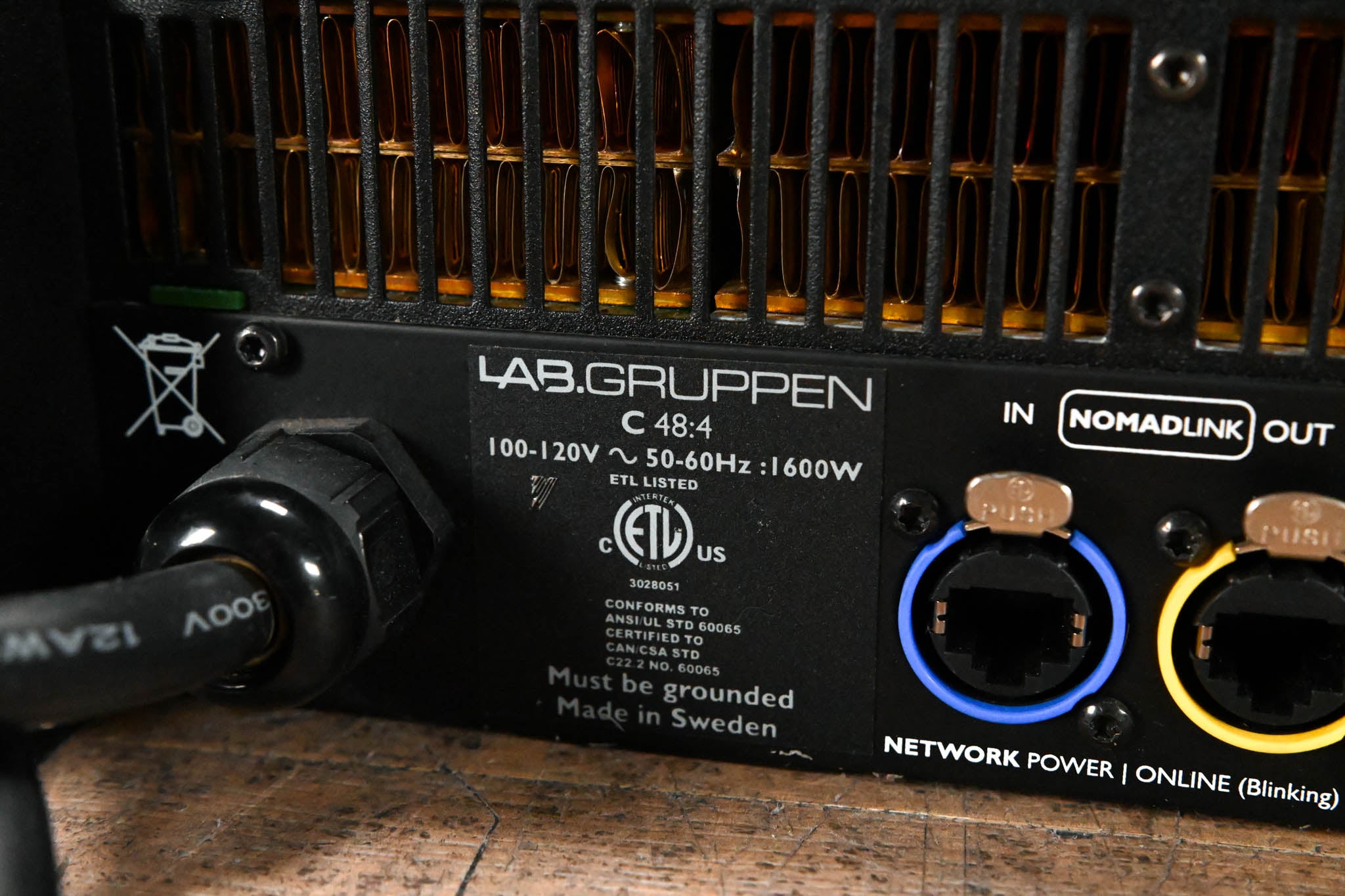 Lab Gruppen C 48:4 4800W 4-Channel Power Amplifier