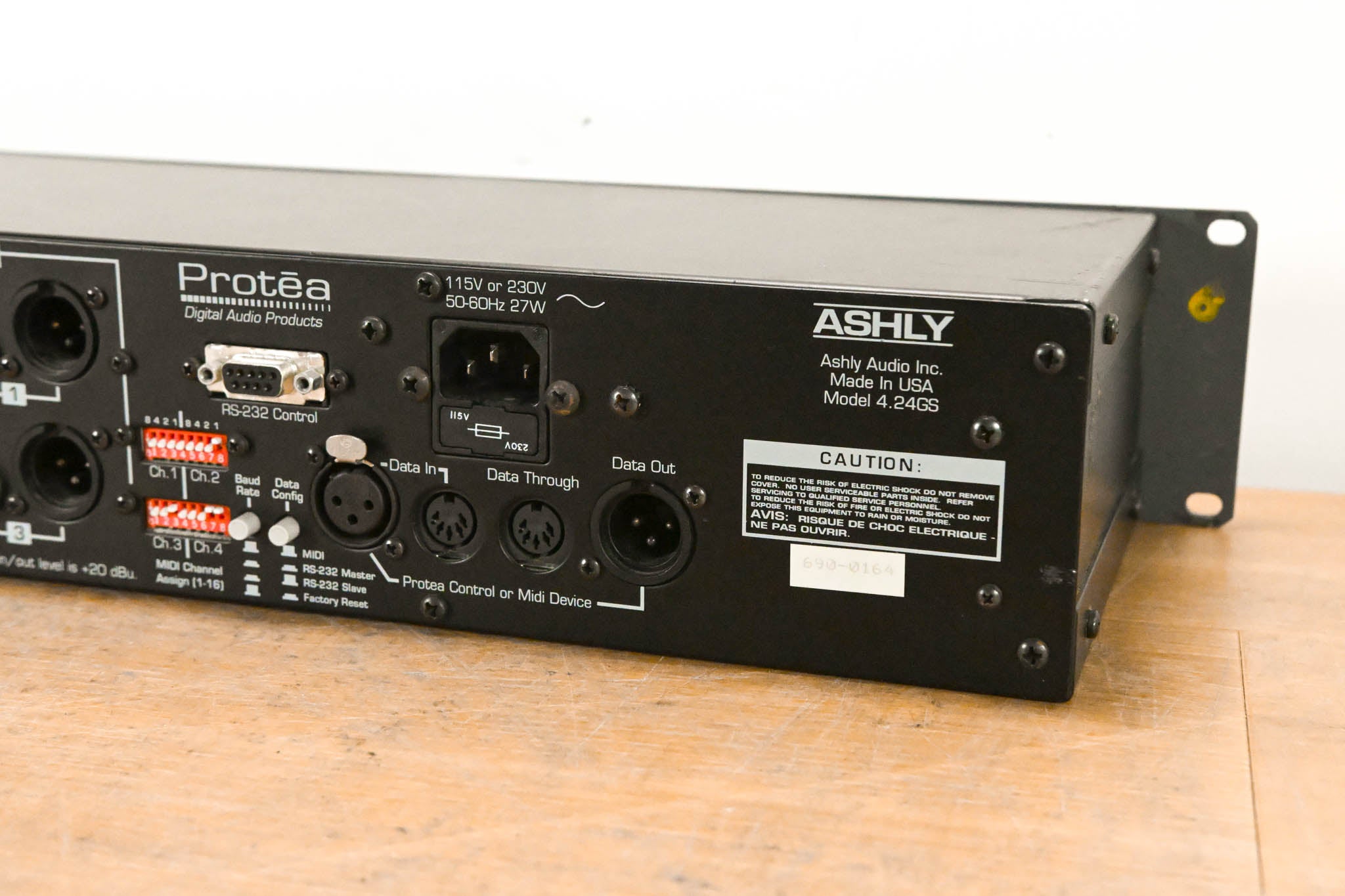 Ashly Protea 4.24GS 4-Channel Digital Graphic Equalizer Slave