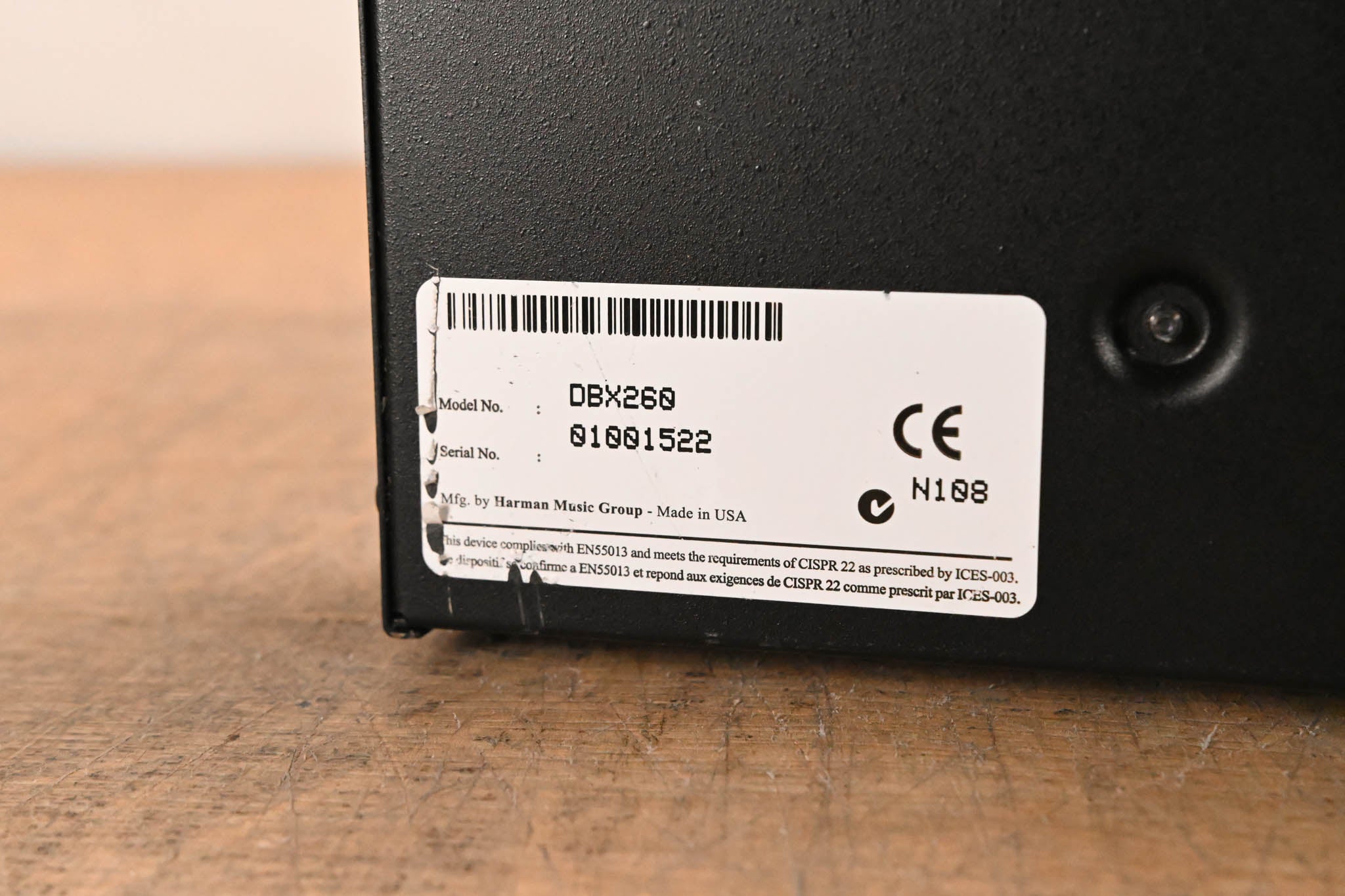 dbx DriveRack 260 Loudspeaker Management System