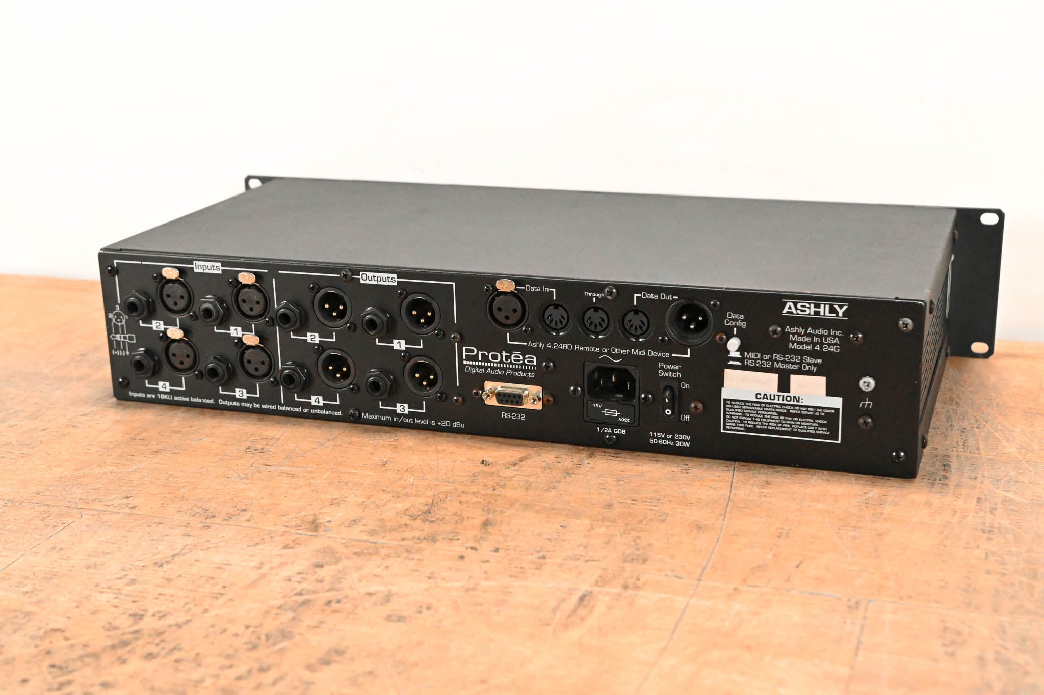 Ashly Protea System II 4.24G 4-Channel Digital Graphic Equalizer