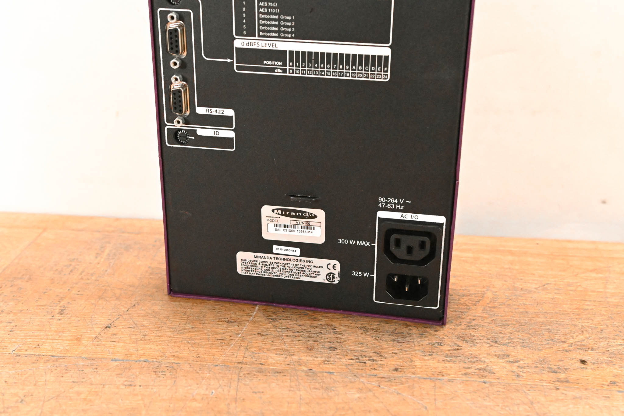 Miranda VTR-100 Analog to Digital Bi-Directional Media Converter
