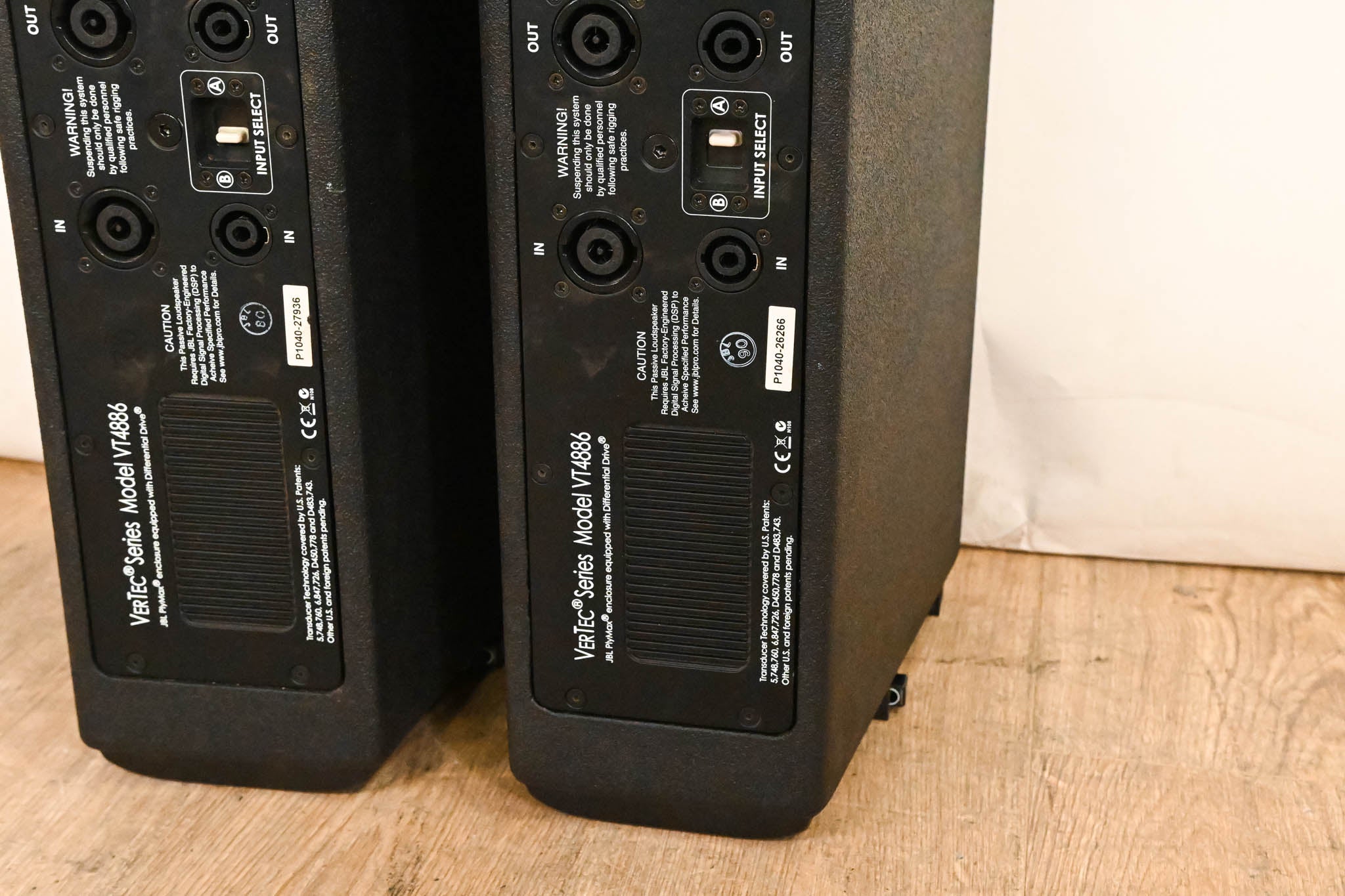 JBL VT4886 Dual 6.5" Passive Compact Line Array Loudspeakers (PAIR)