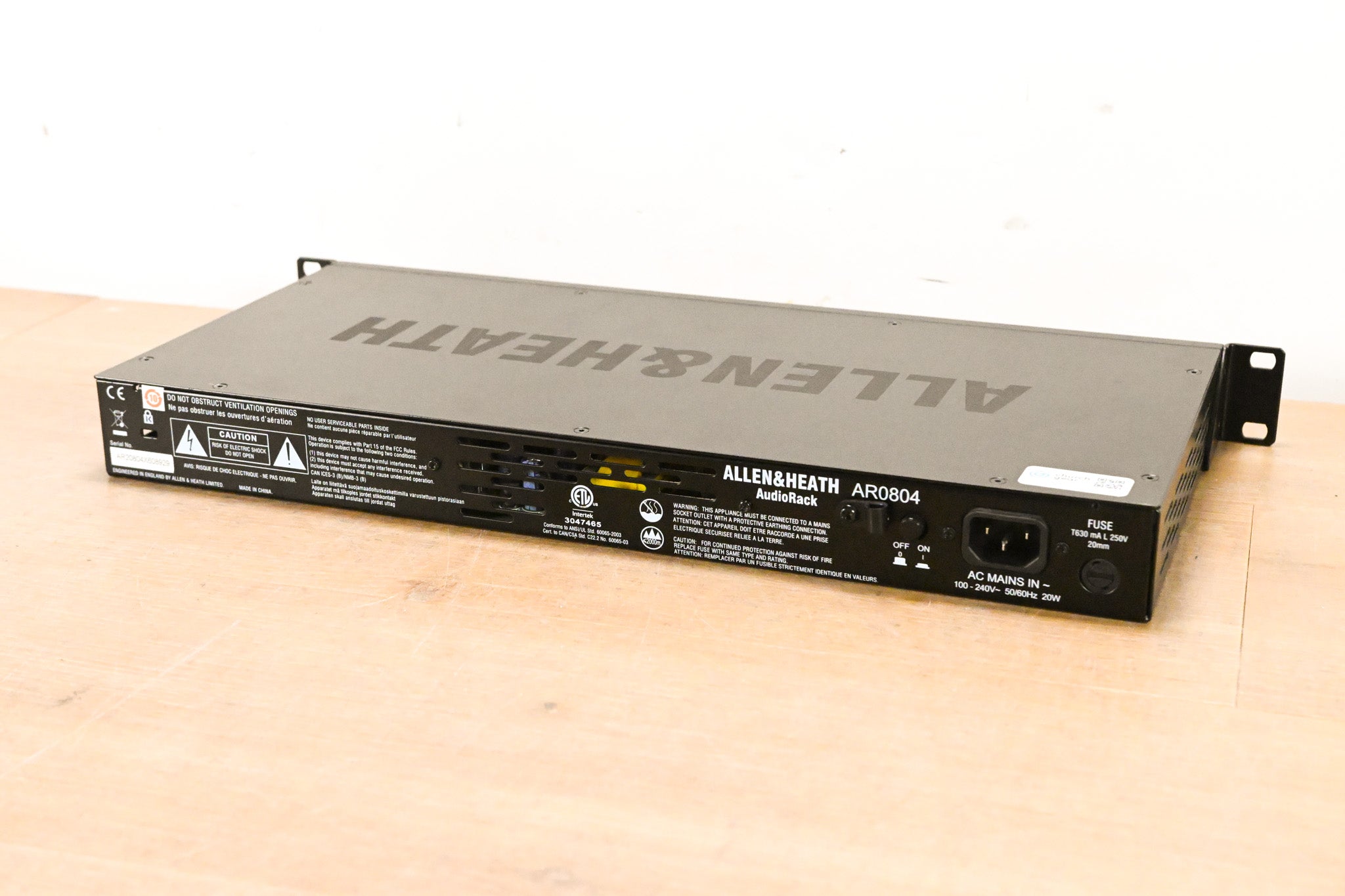 Allen & Heath AR84 8in / 4out Expansion AudioRack for GLD and Qu Mixers