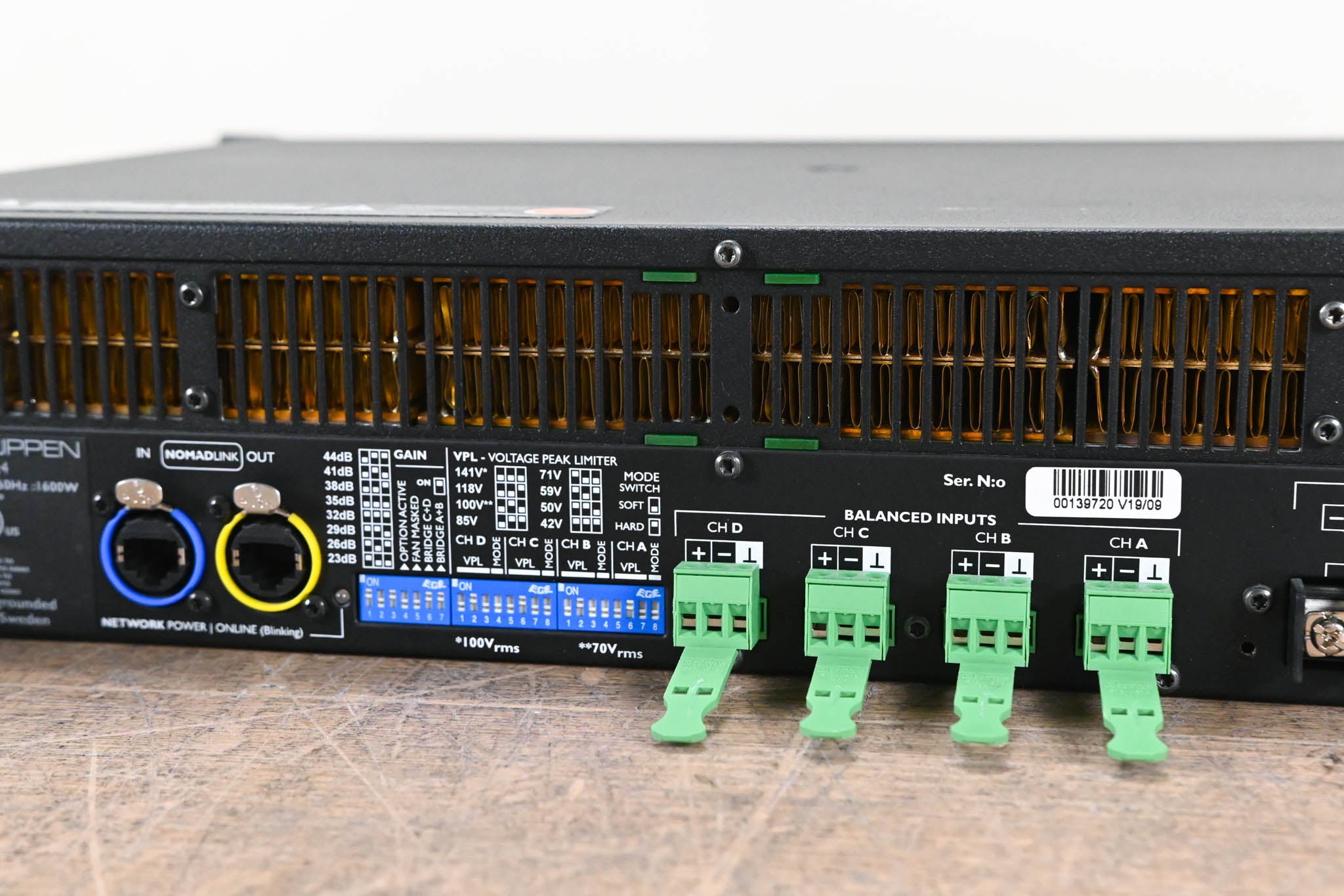 Lab Gruppen C 48:4 4800W 4-Channel Power Amplifier