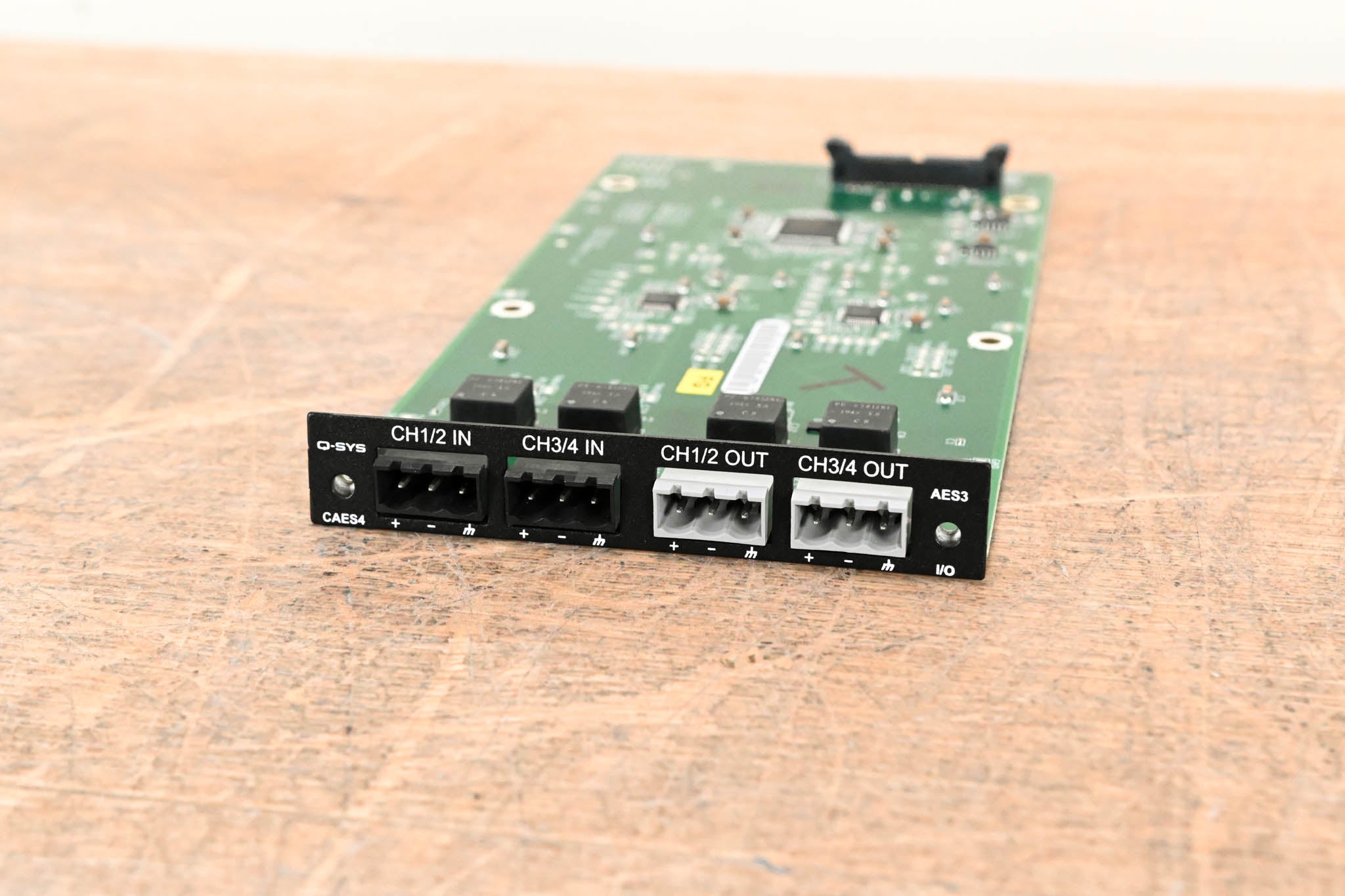 QSC CAES4 Q-SYS AES-3 Digital Input/Output Card