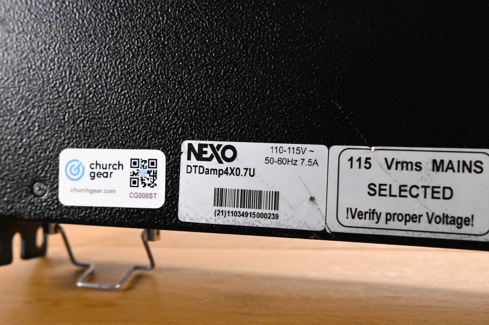NEXO DTDAMP4X0.7U Four-Channel Power Amplifier