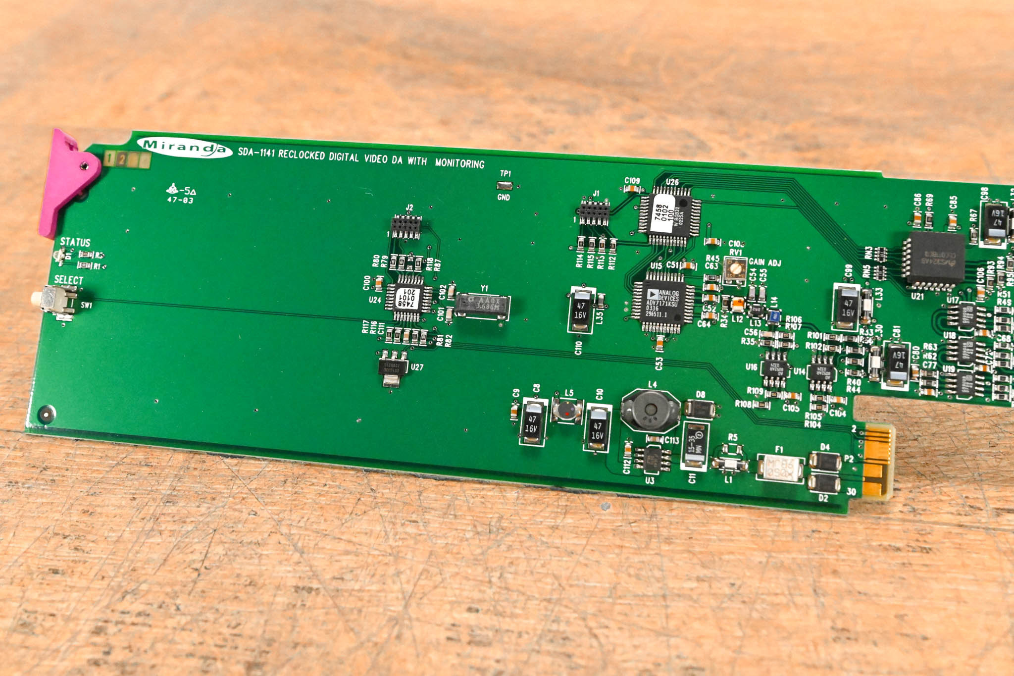 Miranda SDA-1141 Reclocked Digital Video DA with Monitoring Module