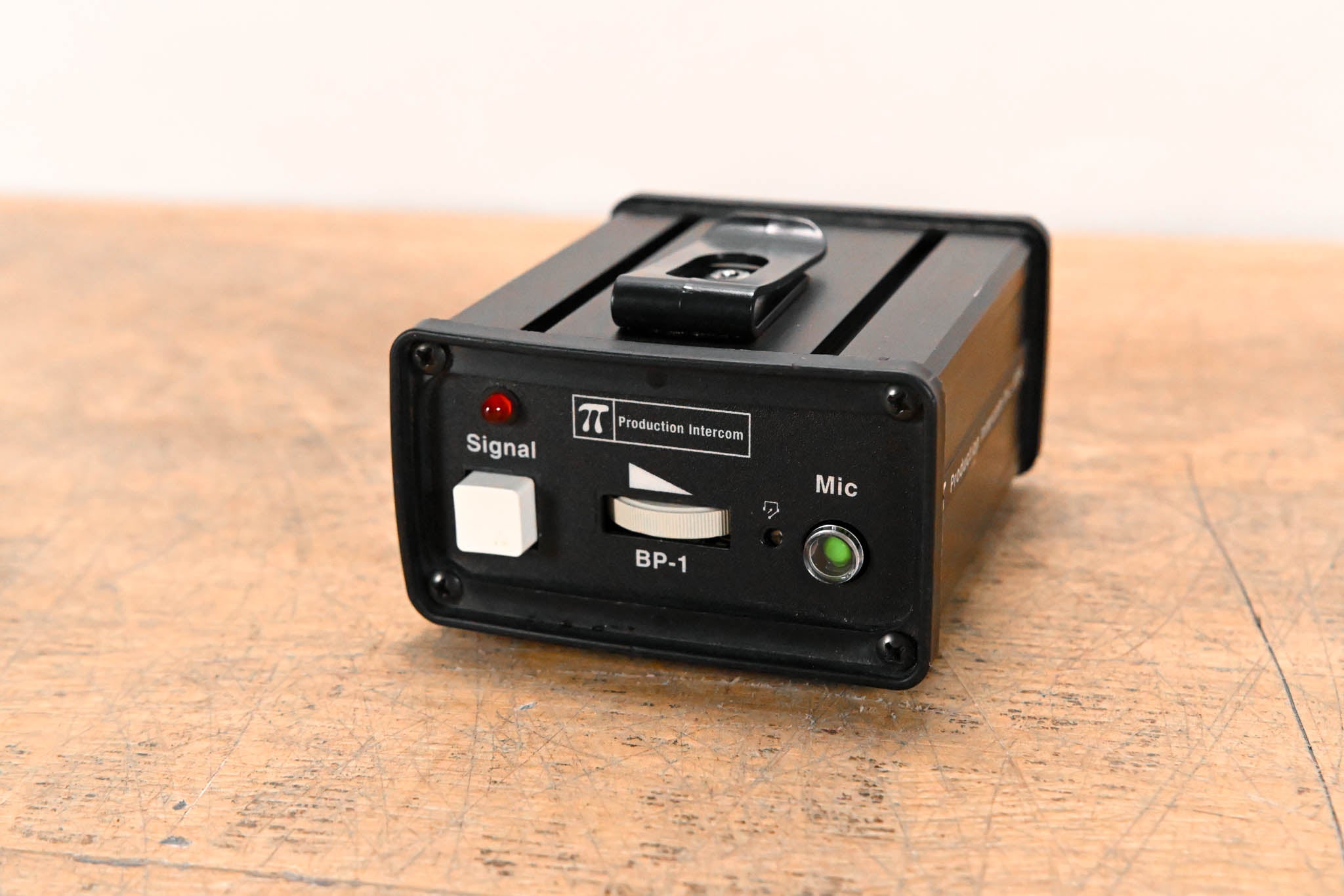 Production Intercom BP-1 Single-Circuit Headset Station Belt Pack