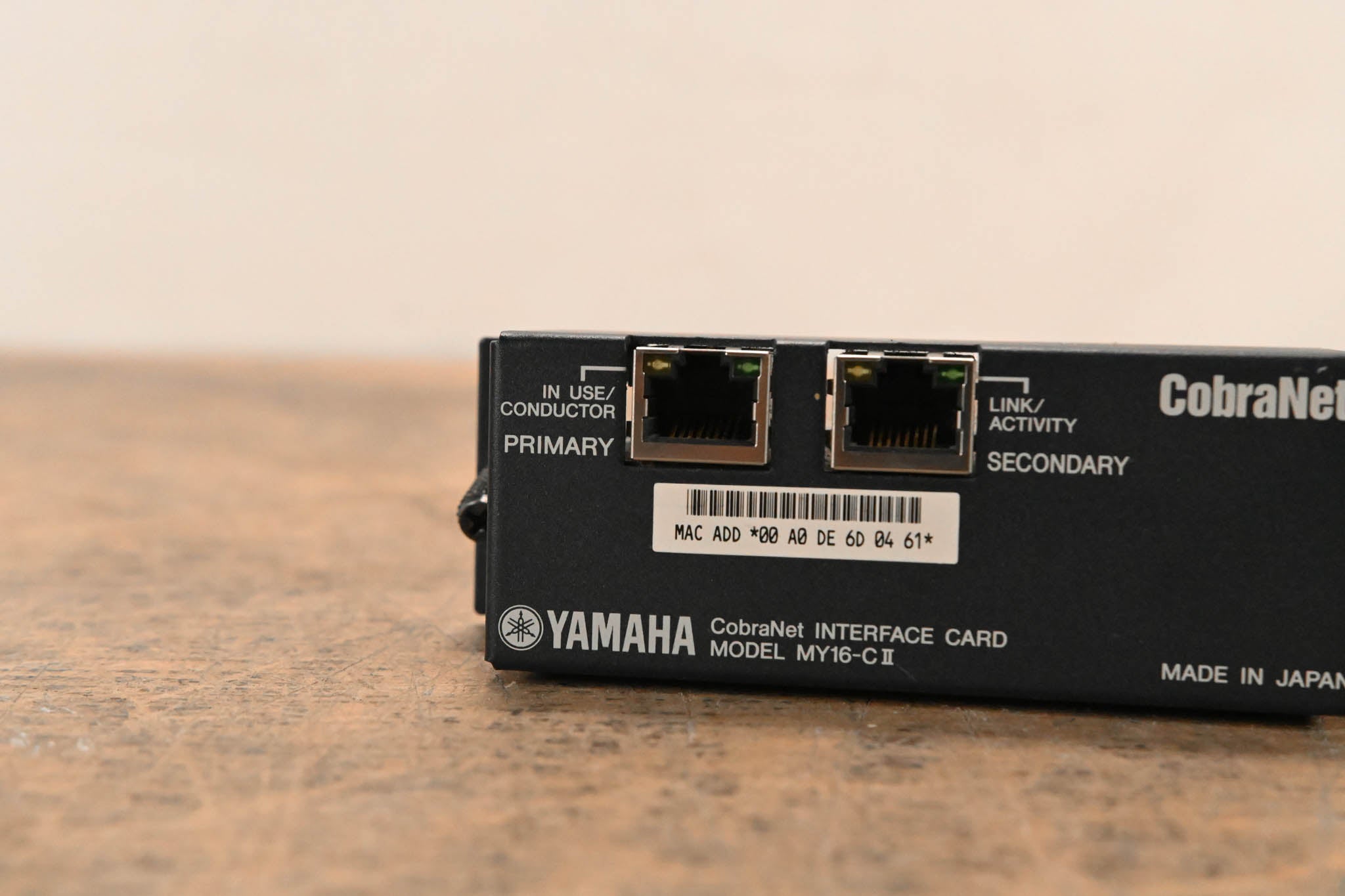 Yamaha MY16-CII CobraNet Network I/O Card